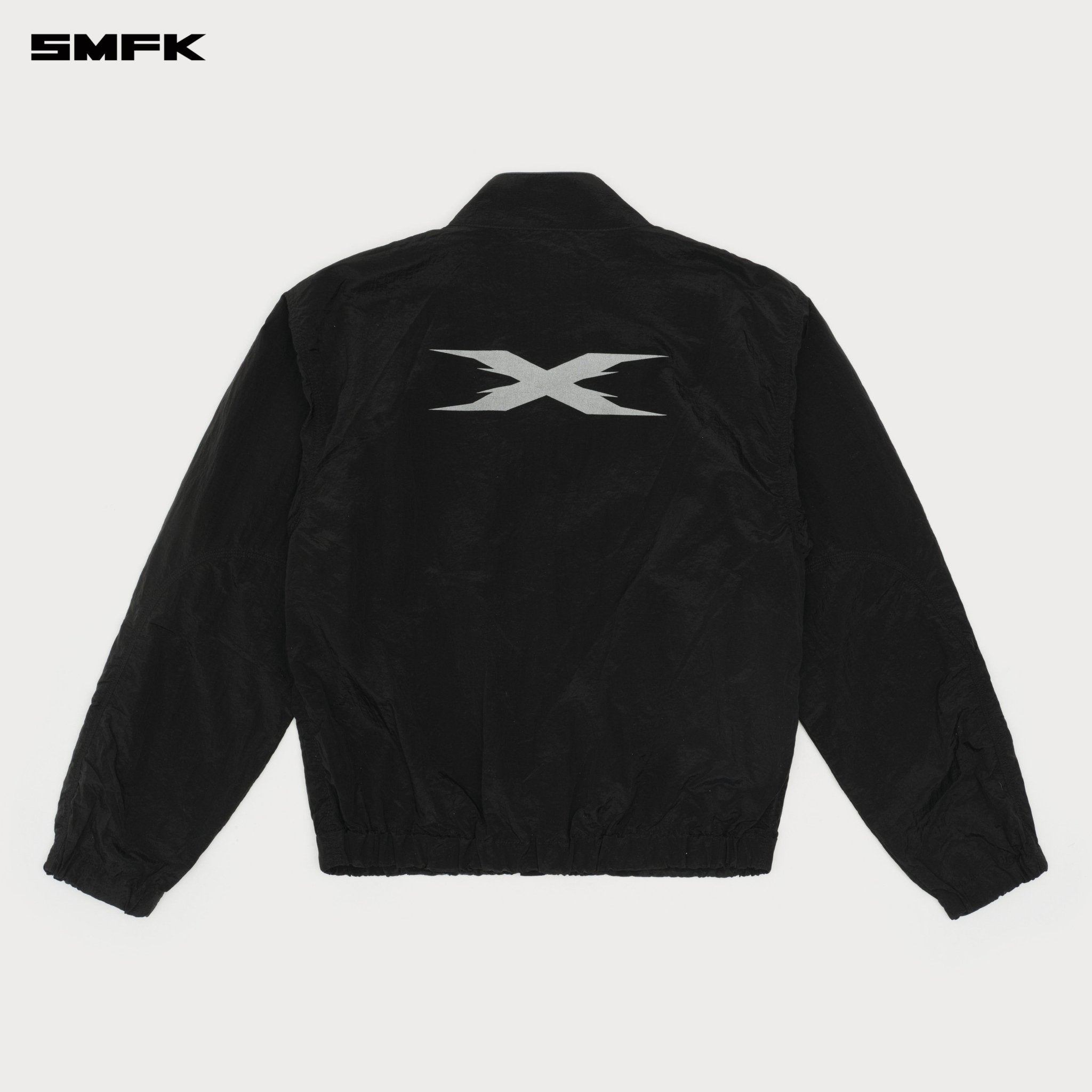 SMFK Future Storm Interstellar Loose Sports Jacket In Black | MADAX