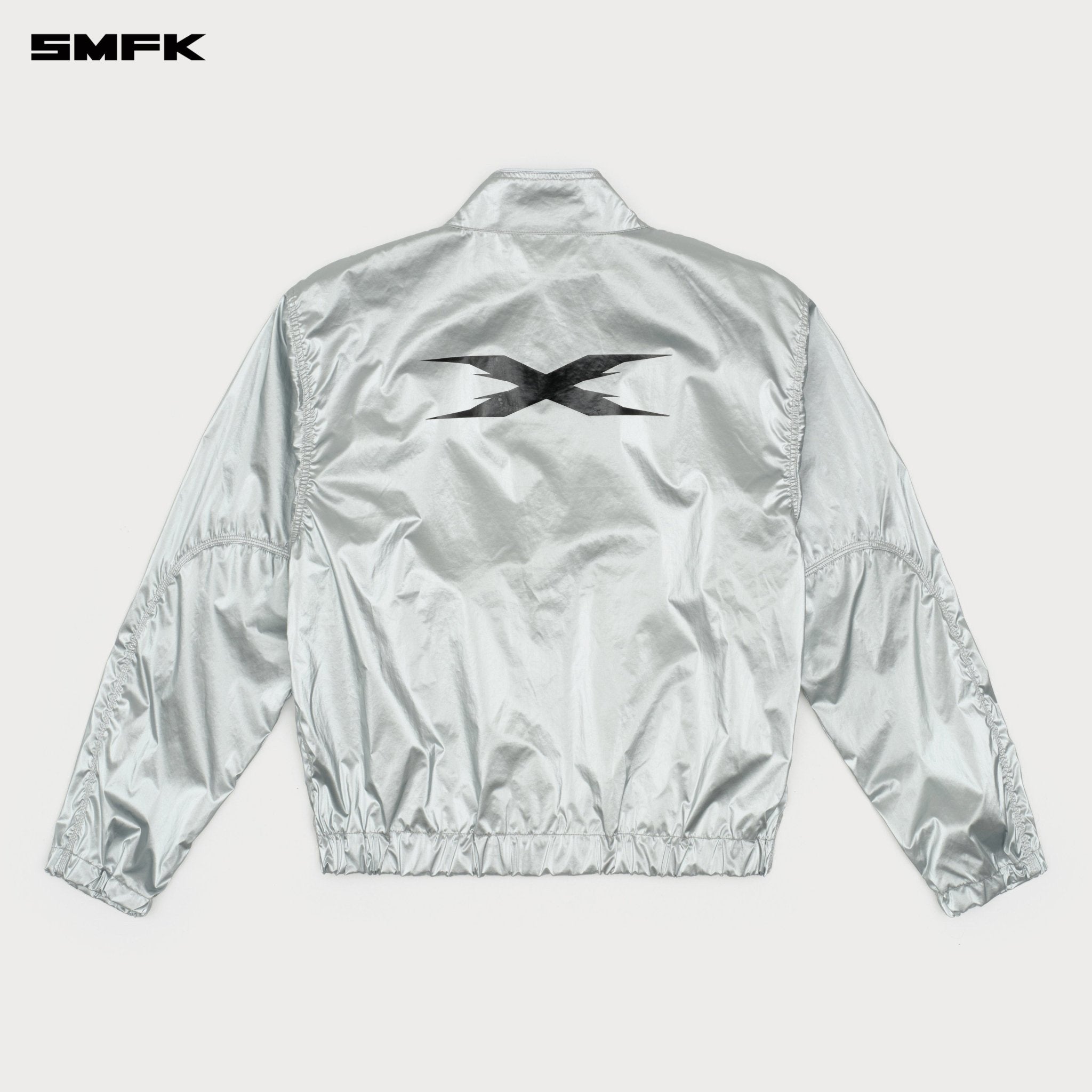 SMFK Future Storm Interstellar Loose Sports Jacket In Silver | MADAX