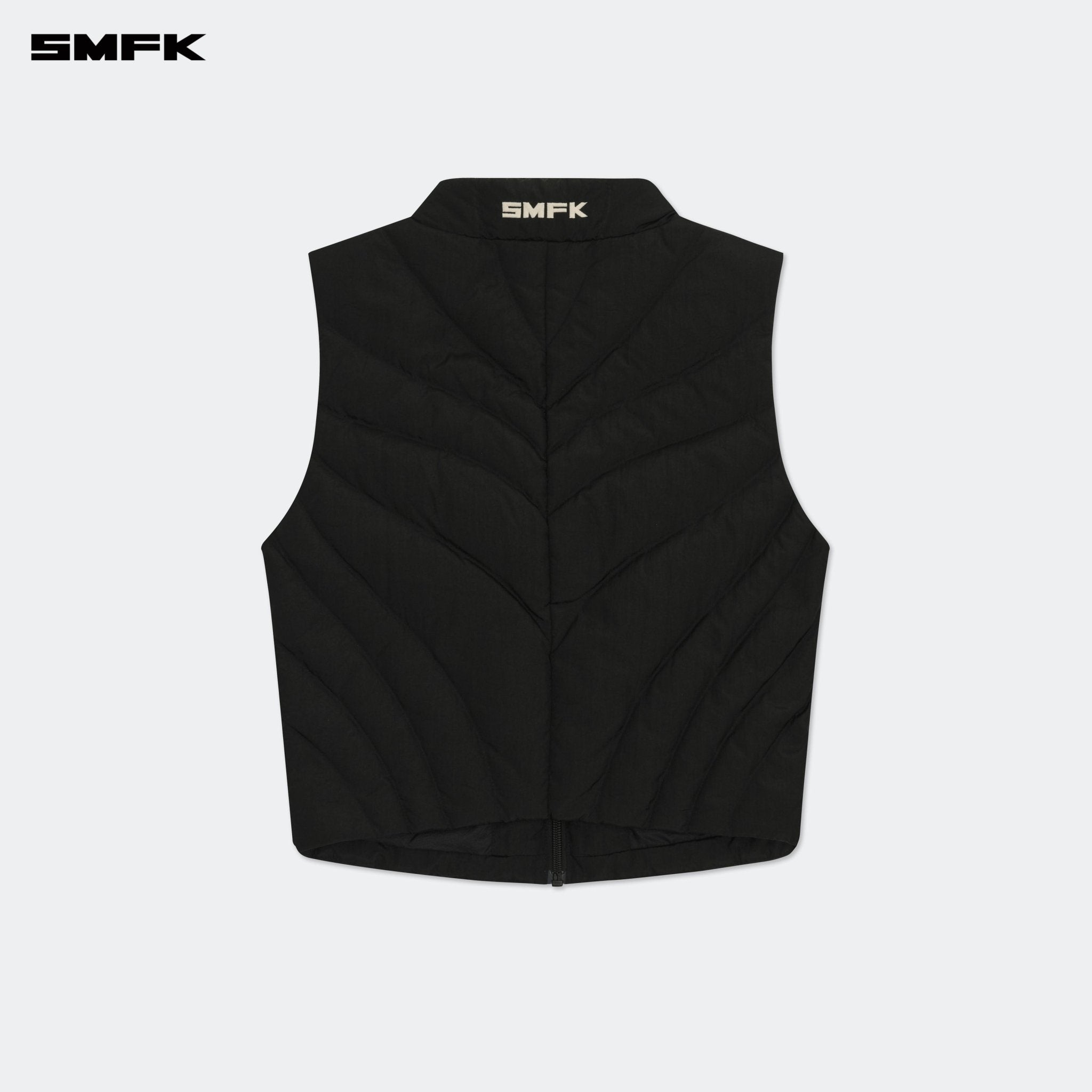 SMFK Future Storm Puff Vest Jacket Black | MADAX