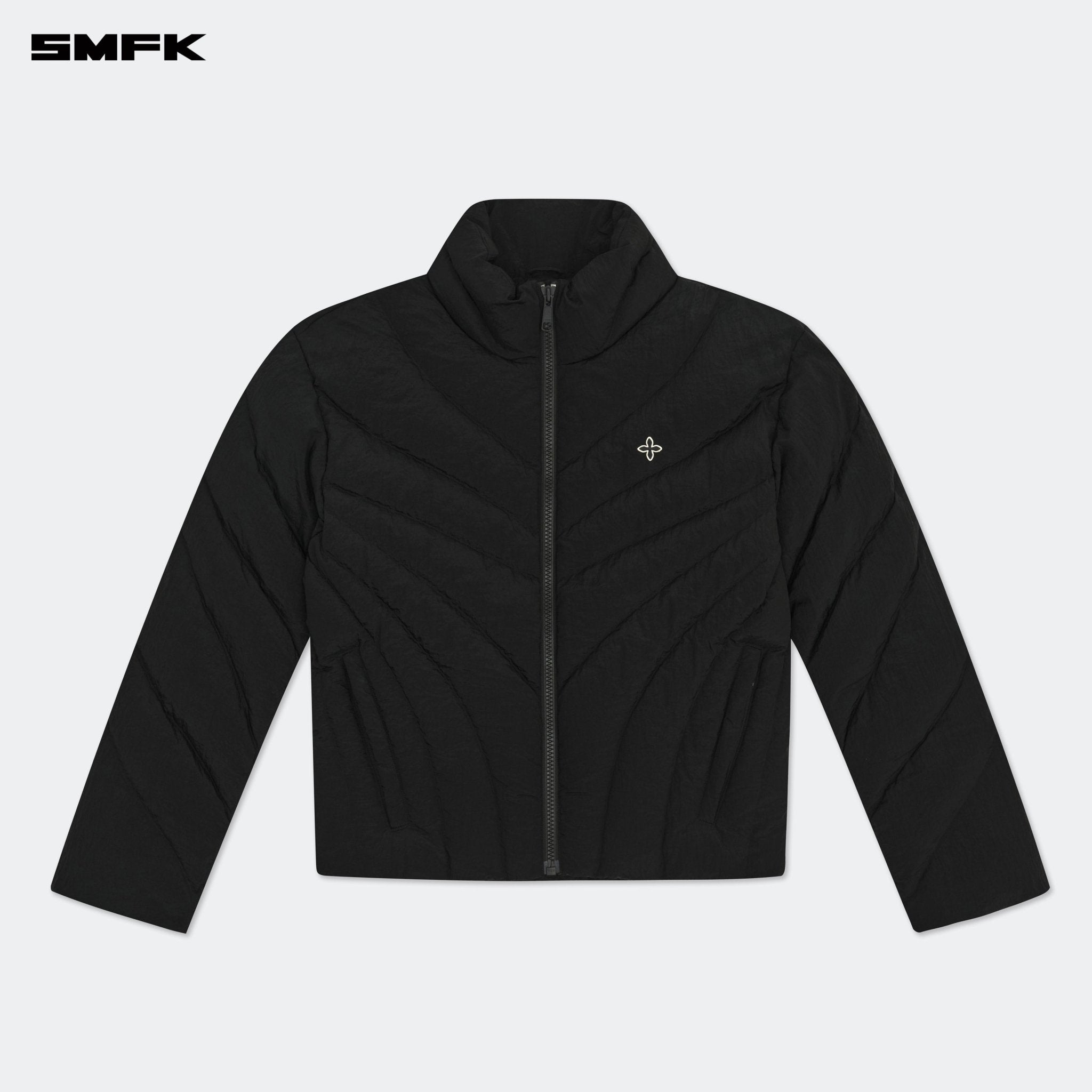 SMFK FUTURE Storm Wide Down Puff Jacket In Black | MADAX