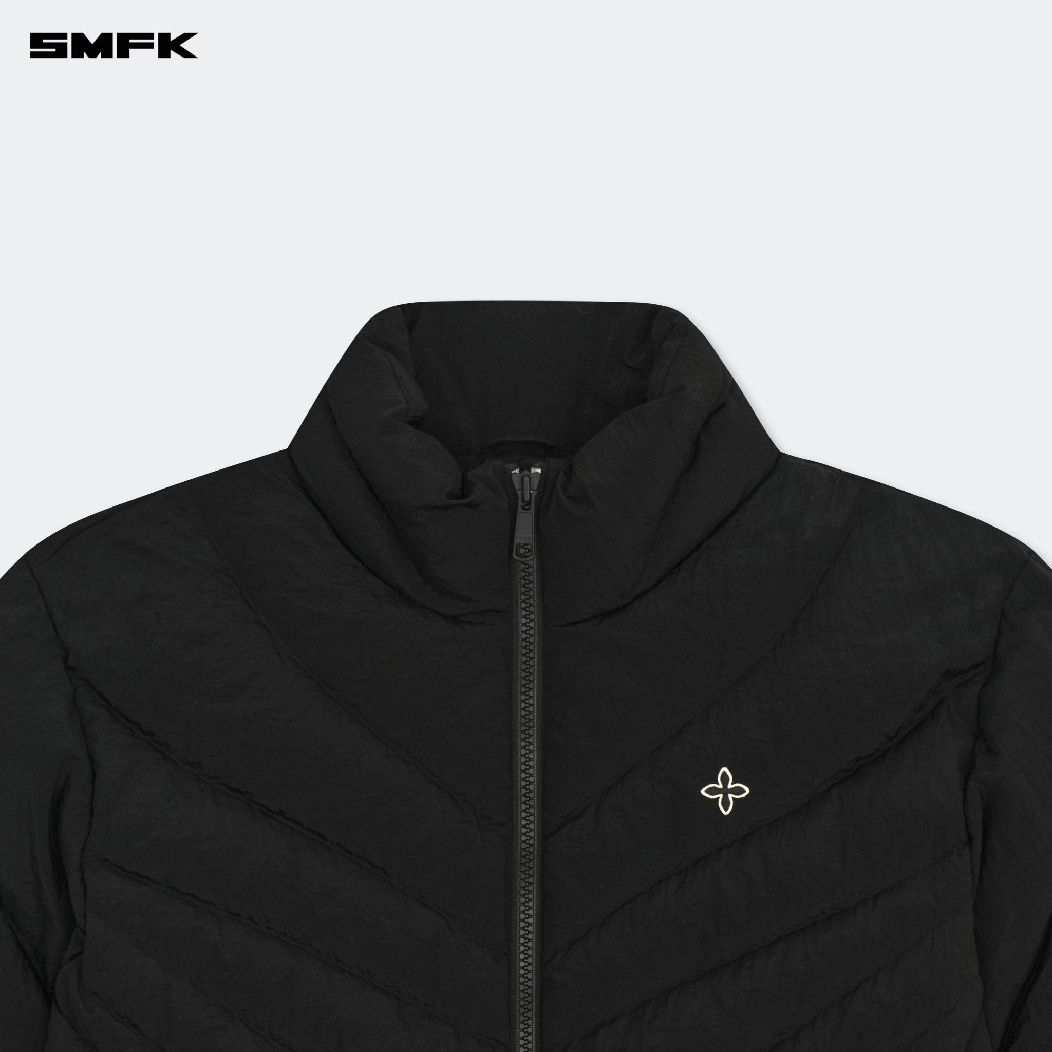 SMFK FUTURE Storm Wide Down Puff Jacket In Black | MADAX