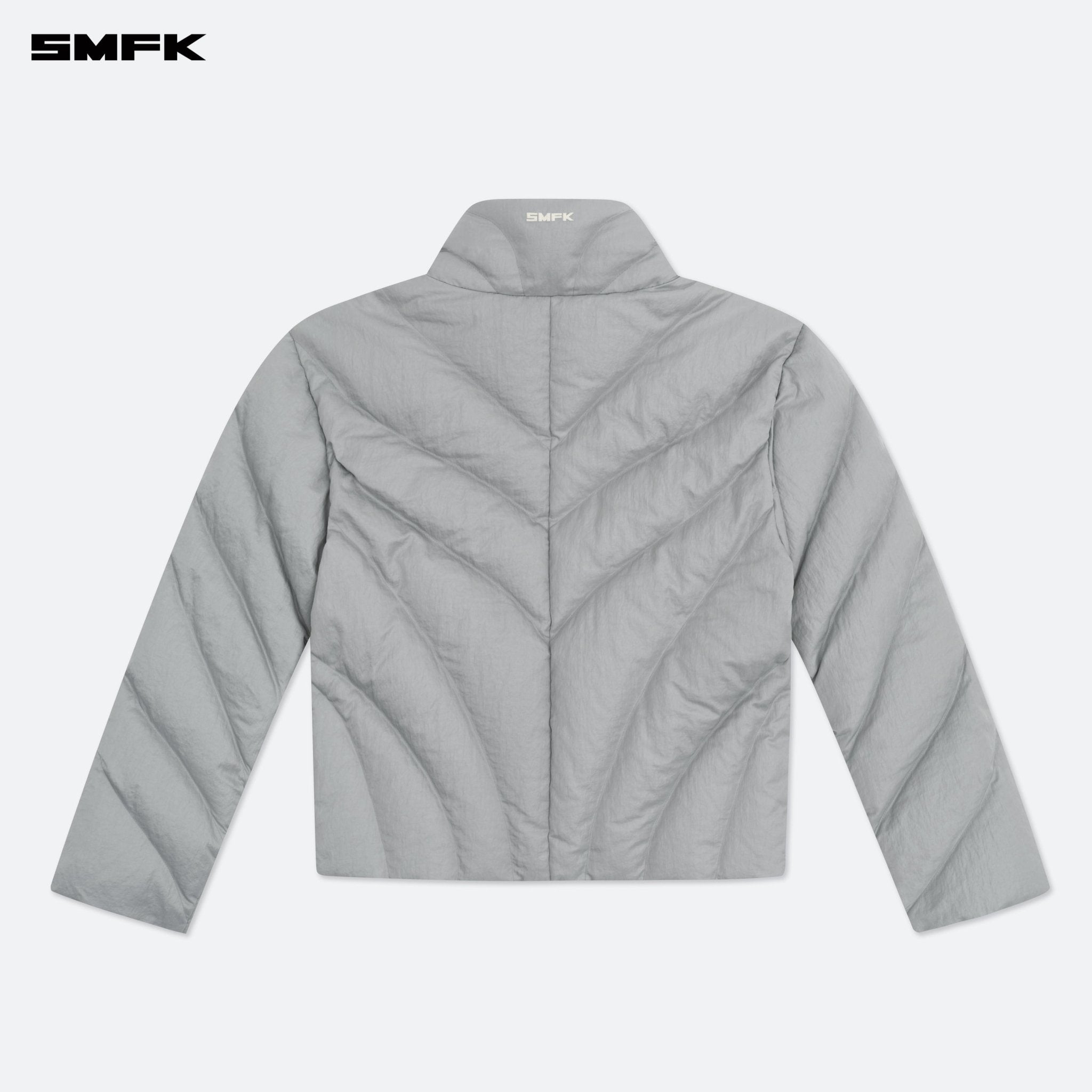 SMFK FUTURE Storm Wide Down Puff Jacket In Silver | MADAX