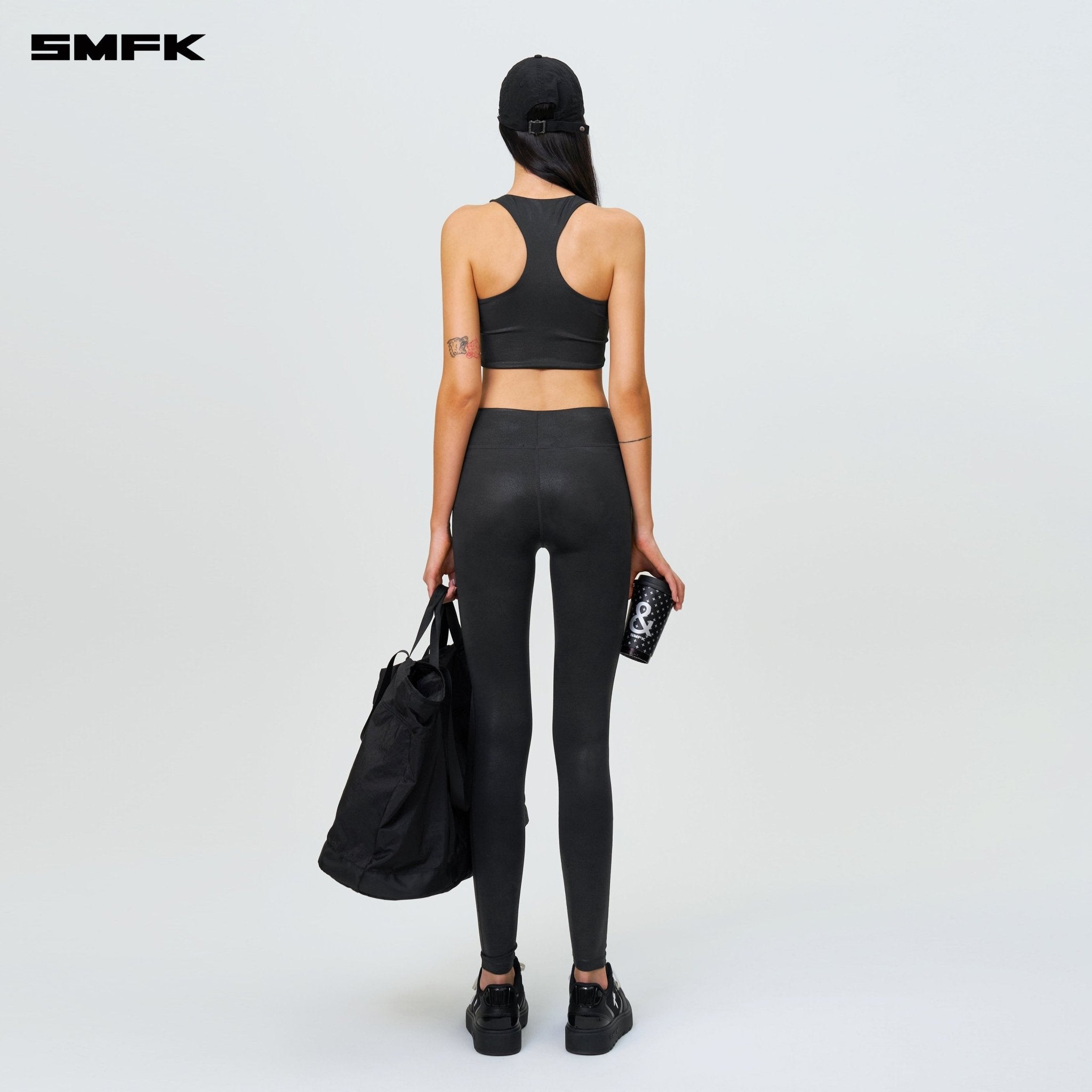 SMFK FUTURE Wave Body Shaping Long Pants Black | MADAX