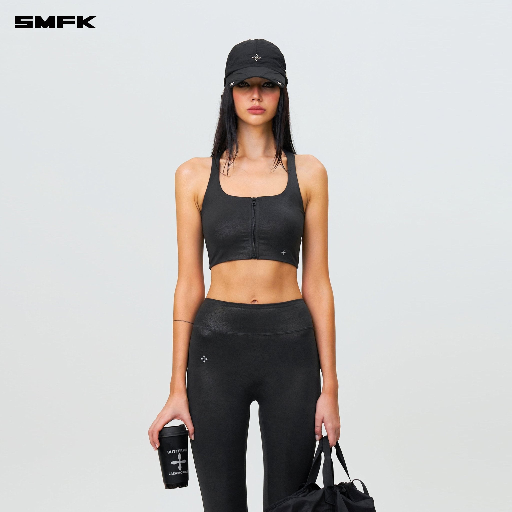 SMFK FUTURE Wave Body Shaping Long Pants Black | MADAX