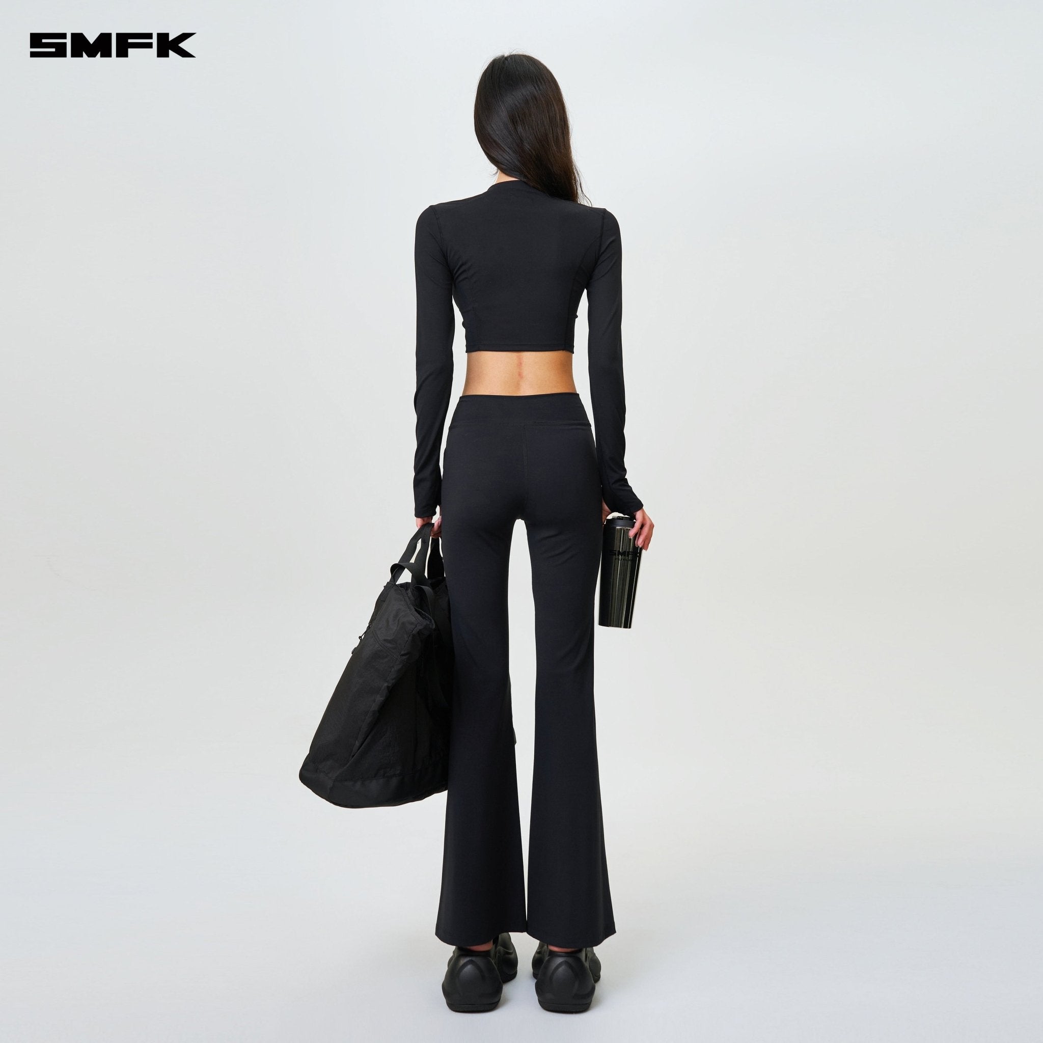 SMFK FUTURE Wave Body Shaping Short Jacket Black | MADAX