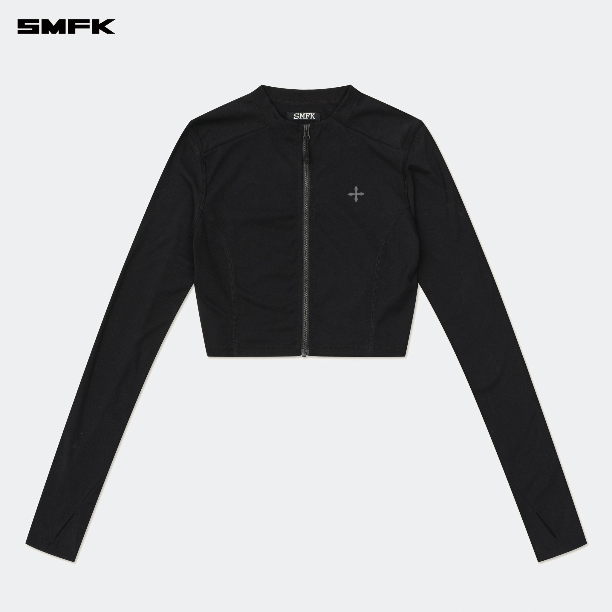 SMFK FUTURE Wave Body Shaping Short Jacket Black | MADAX