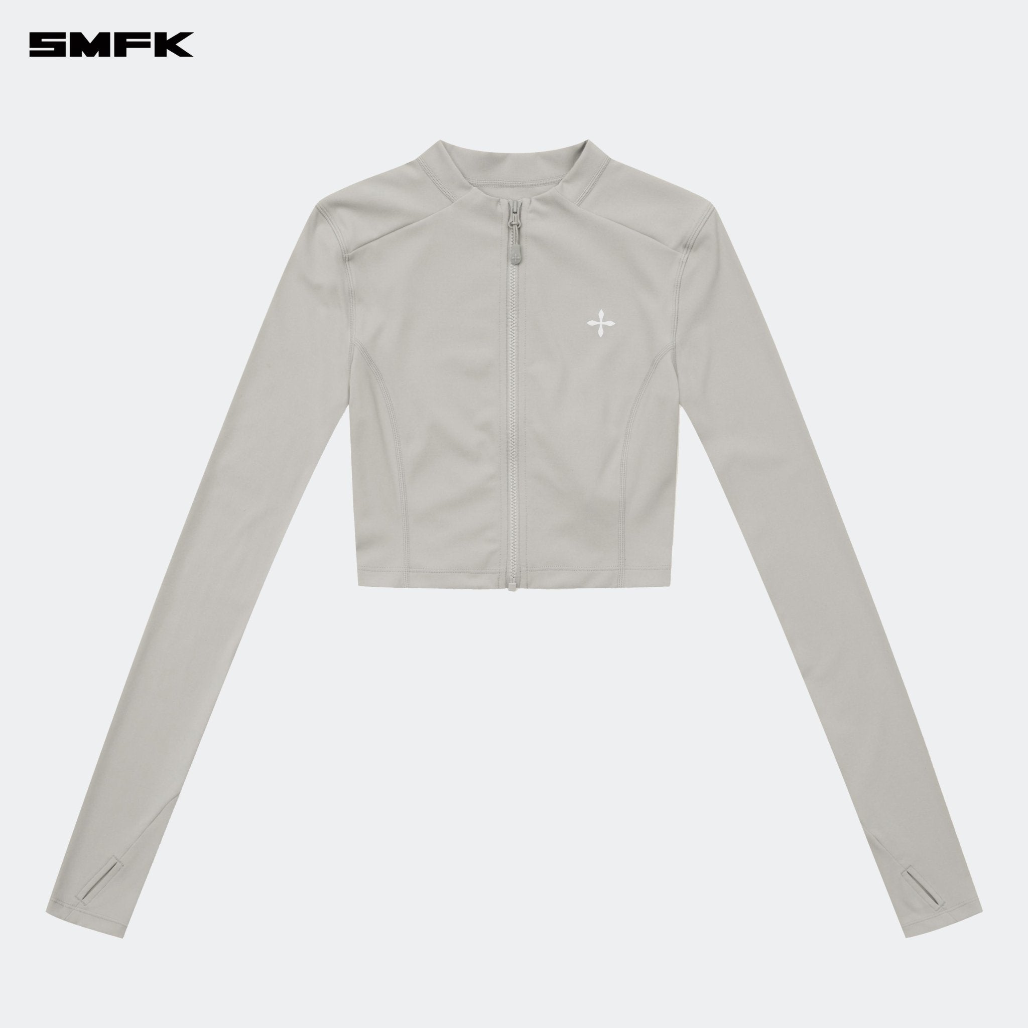 SMFK FUTURE Wave Body Shaping Short Jacket Gray | MADAX