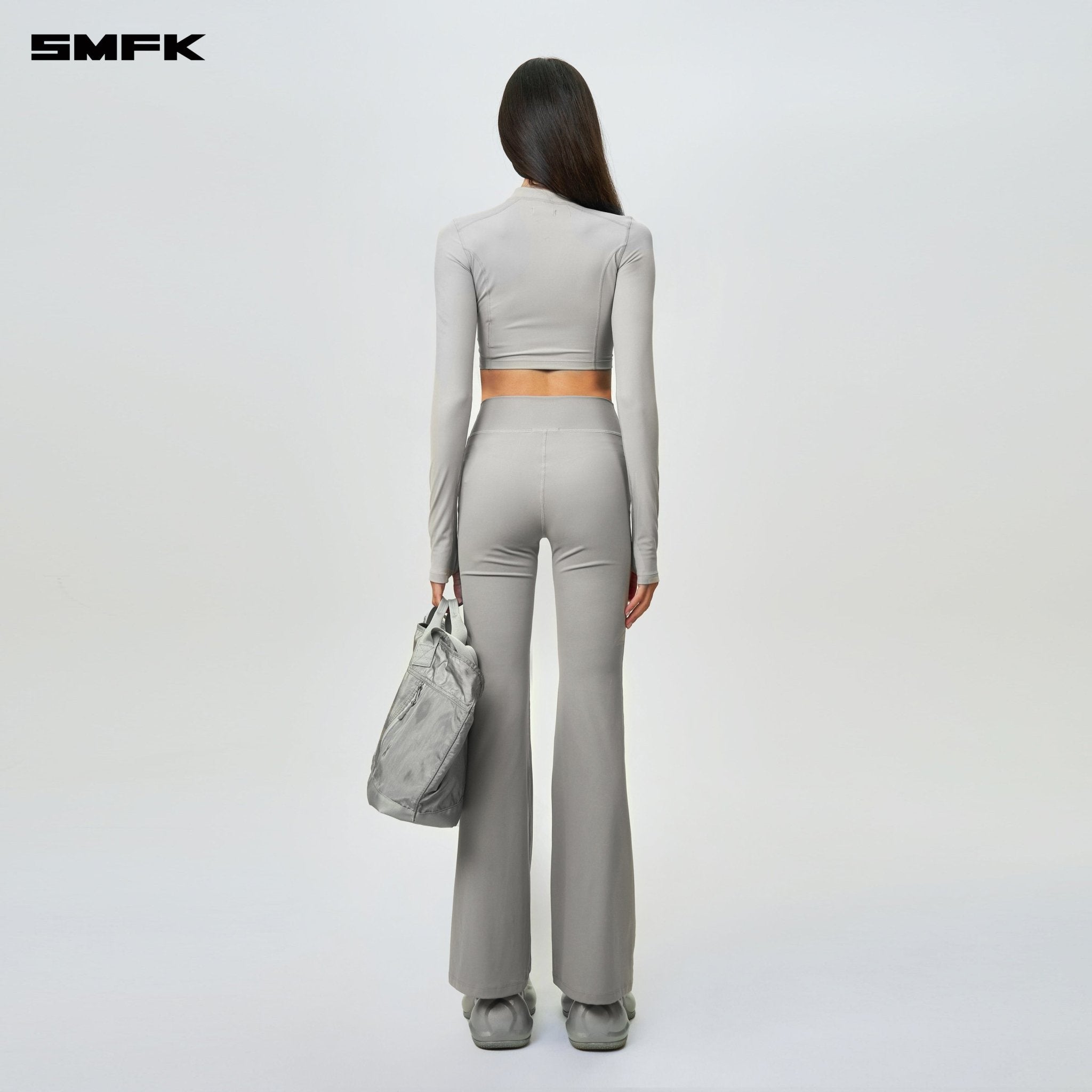 SMFK FUTURE Wave Body Shaping Short Jacket Gray | MADAX