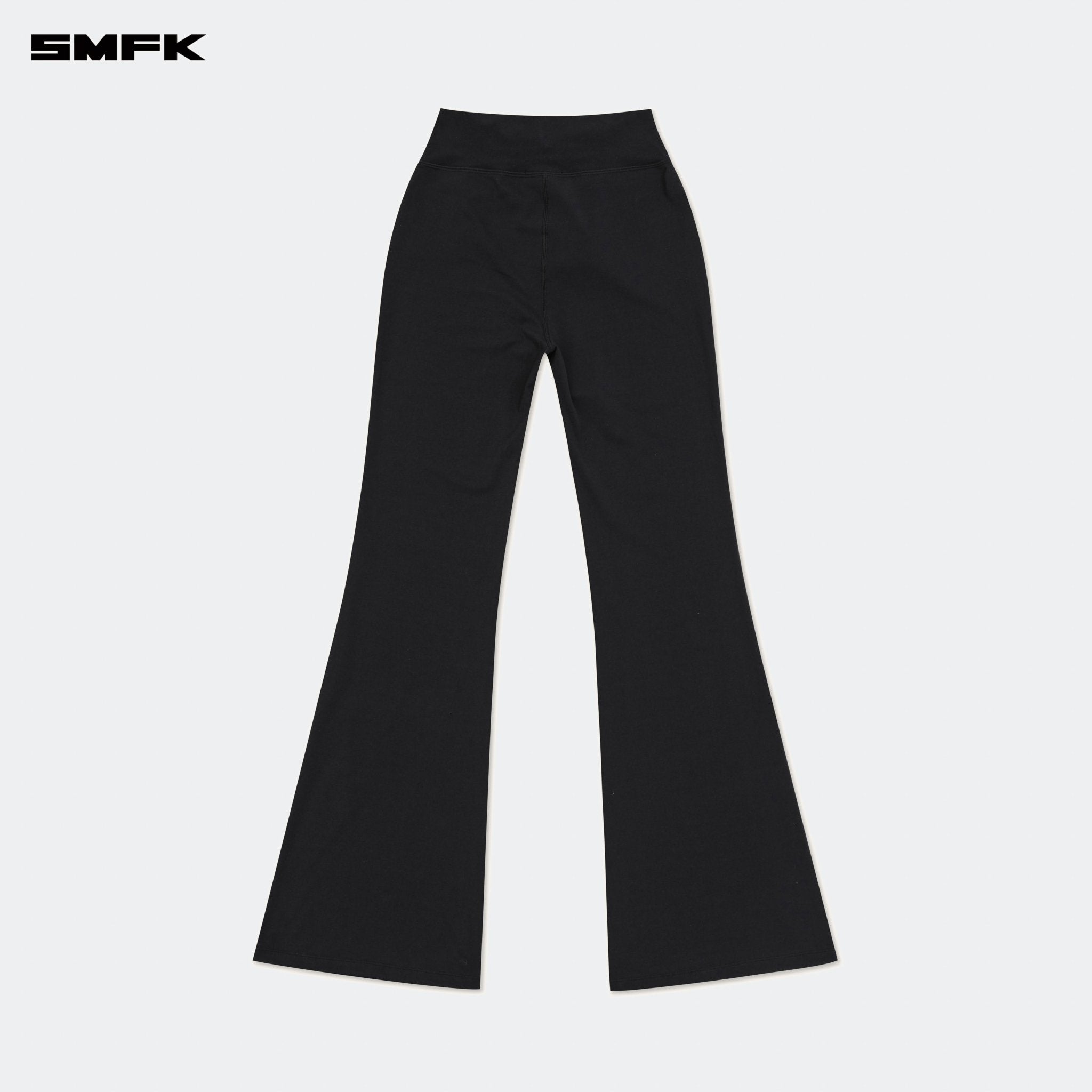 SMFK FUTURE Wave Body Shaping Sports Flared Pants Black | MADAX