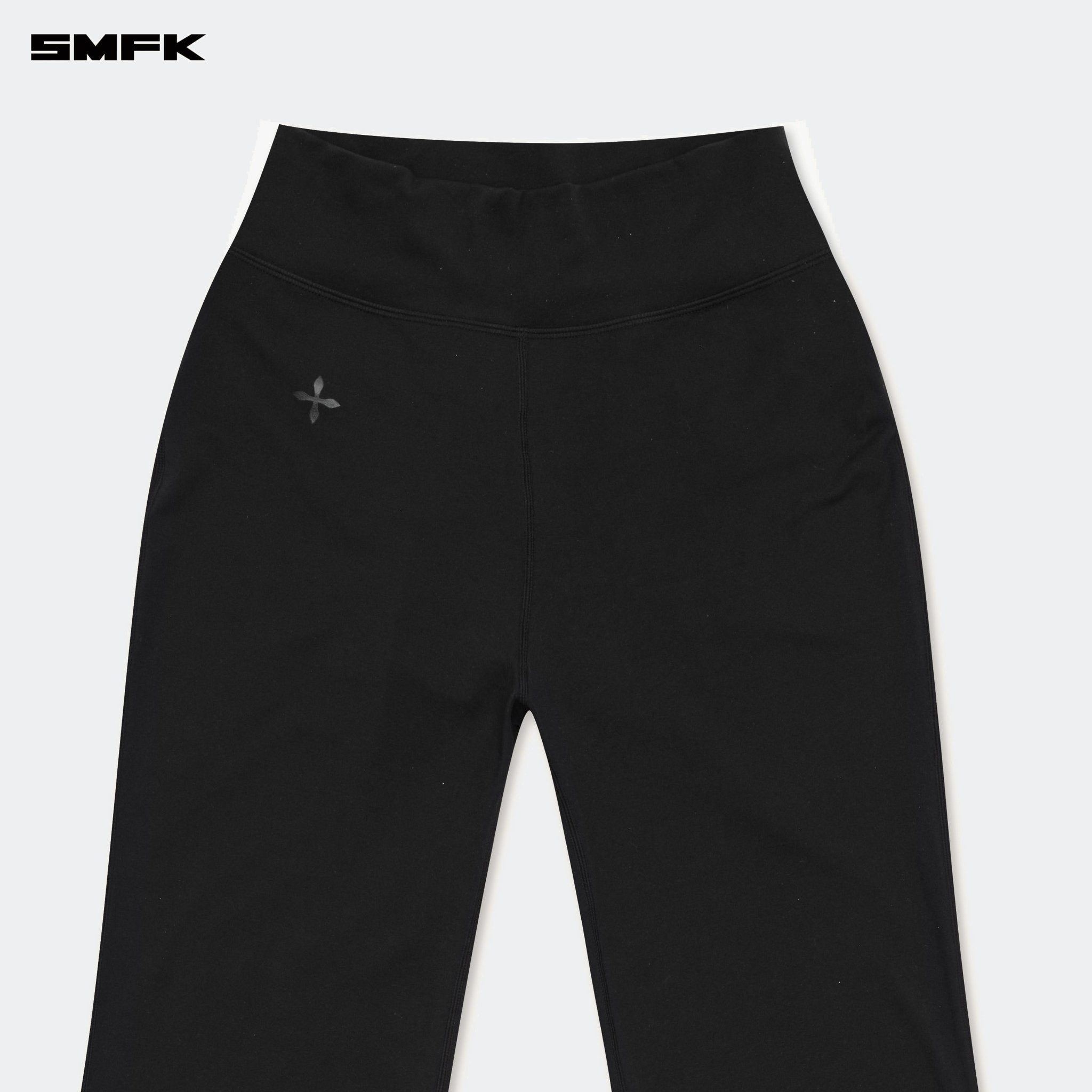 SMFK FUTURE Wave Body Shaping Sports Flared Pants Black | MADAX