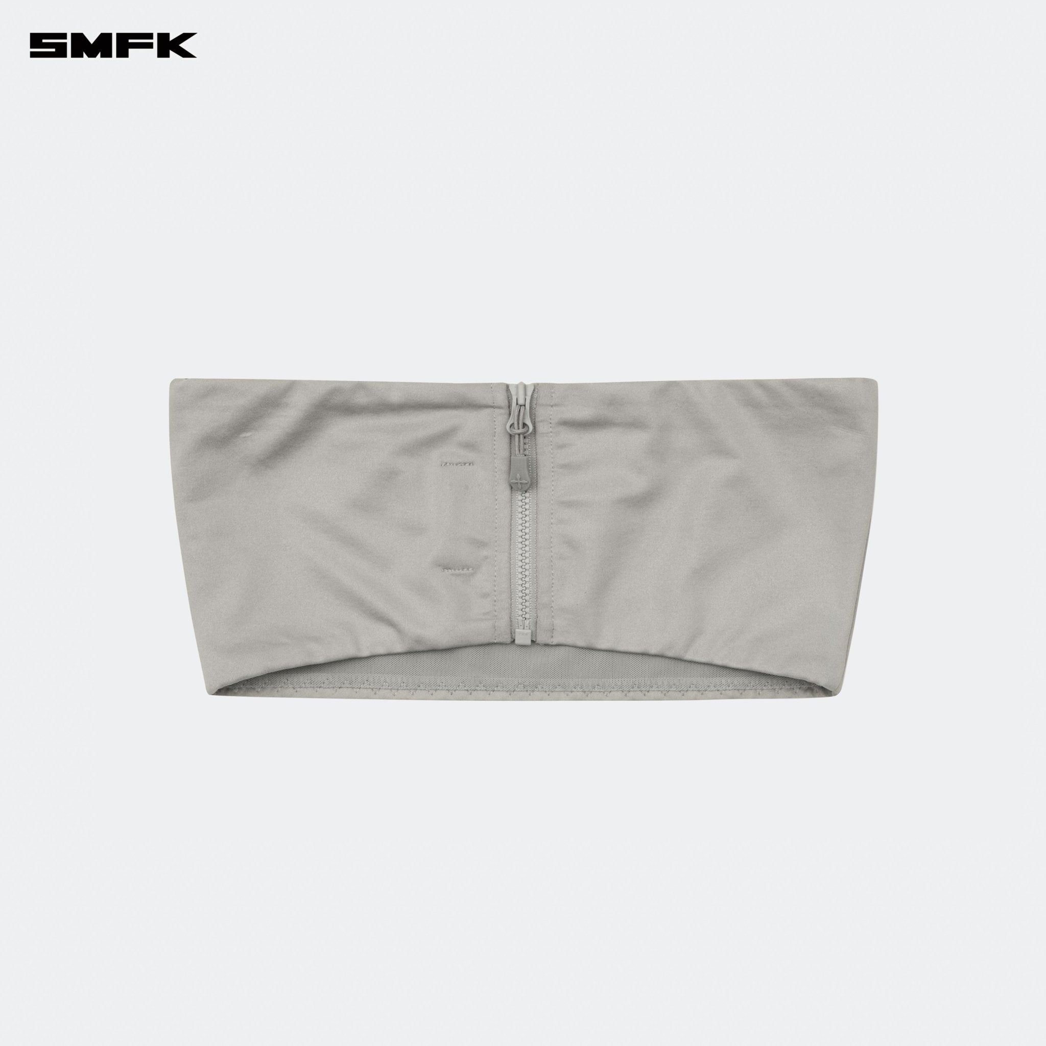 SMFK FUTURE Wave Body Shaping Tube Top Silver | MADAX