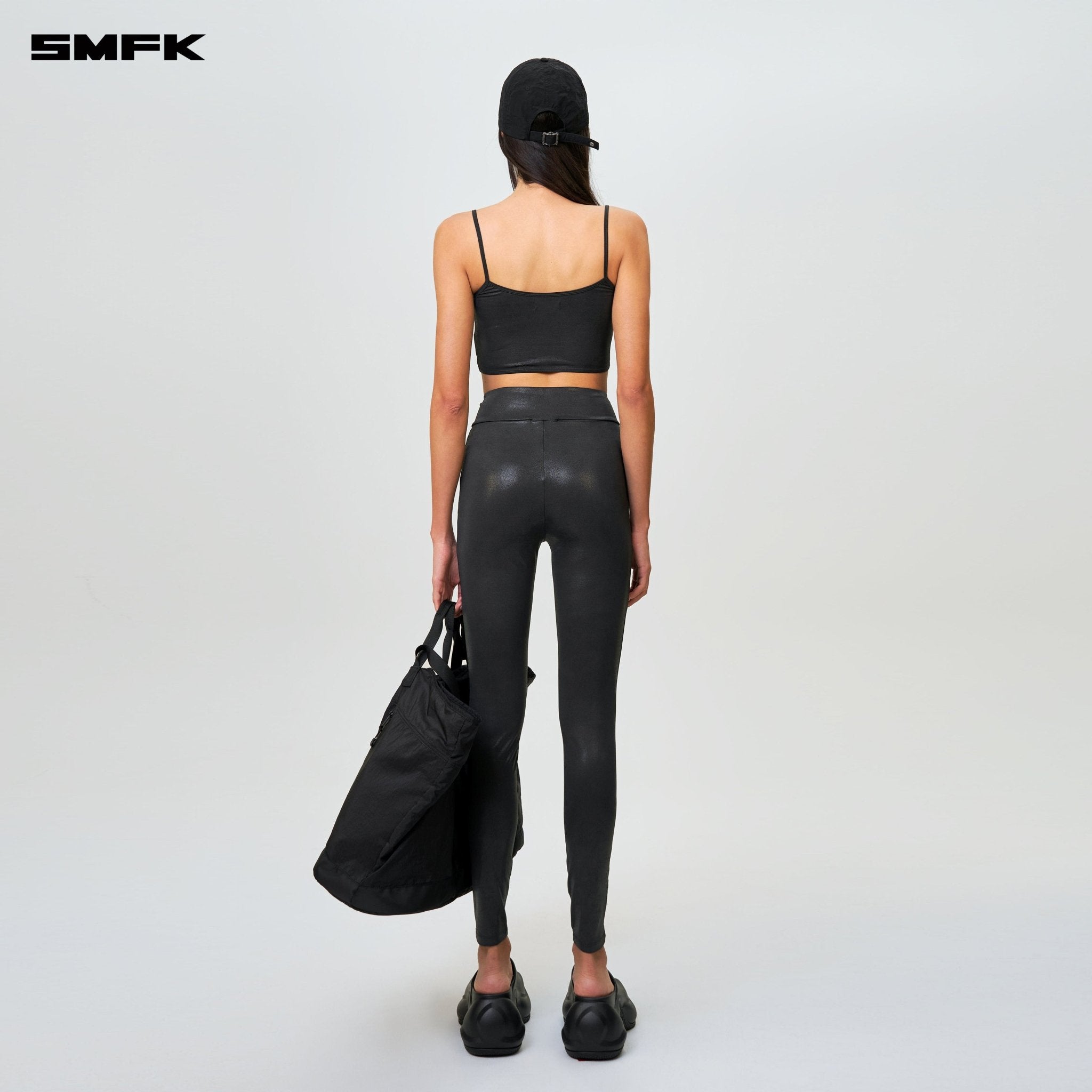 SMFK FUTURE Wave High - Waisted Body Shaping Long Pants Black | MADAX