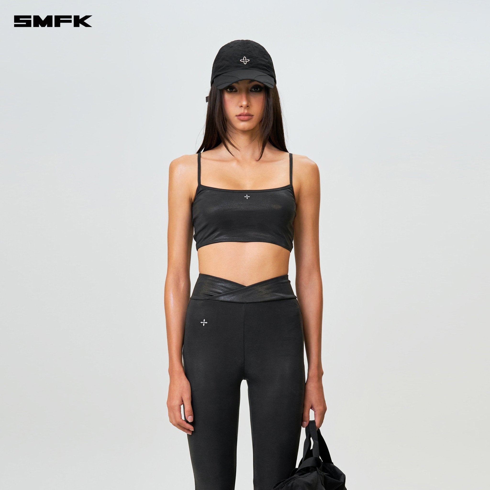 SMFK FUTURE Wave High - Waisted Body Shaping Long Pants Black | MADAX