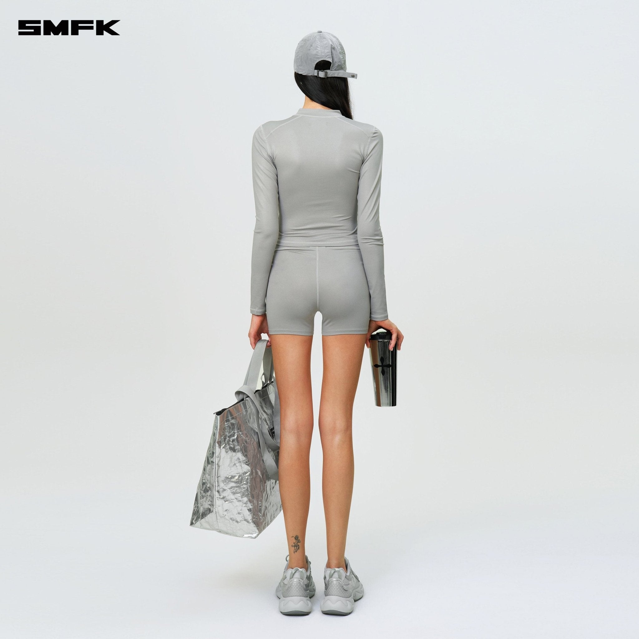 SMFK FUTURE Wave Mindful Body Shaping Jacket Silver | MADAX