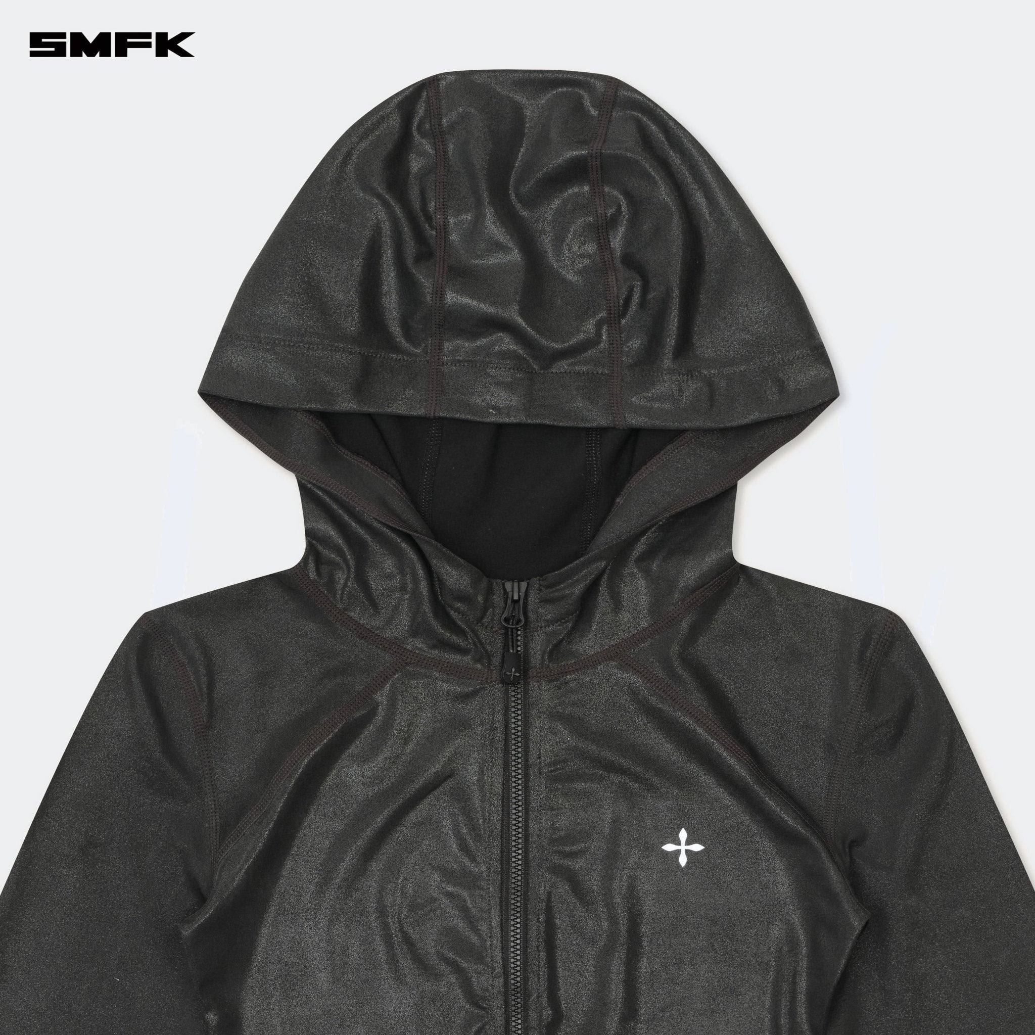 SMFK FUTURE Wave Mindful Elastic Training Hoodie Black | MADAX