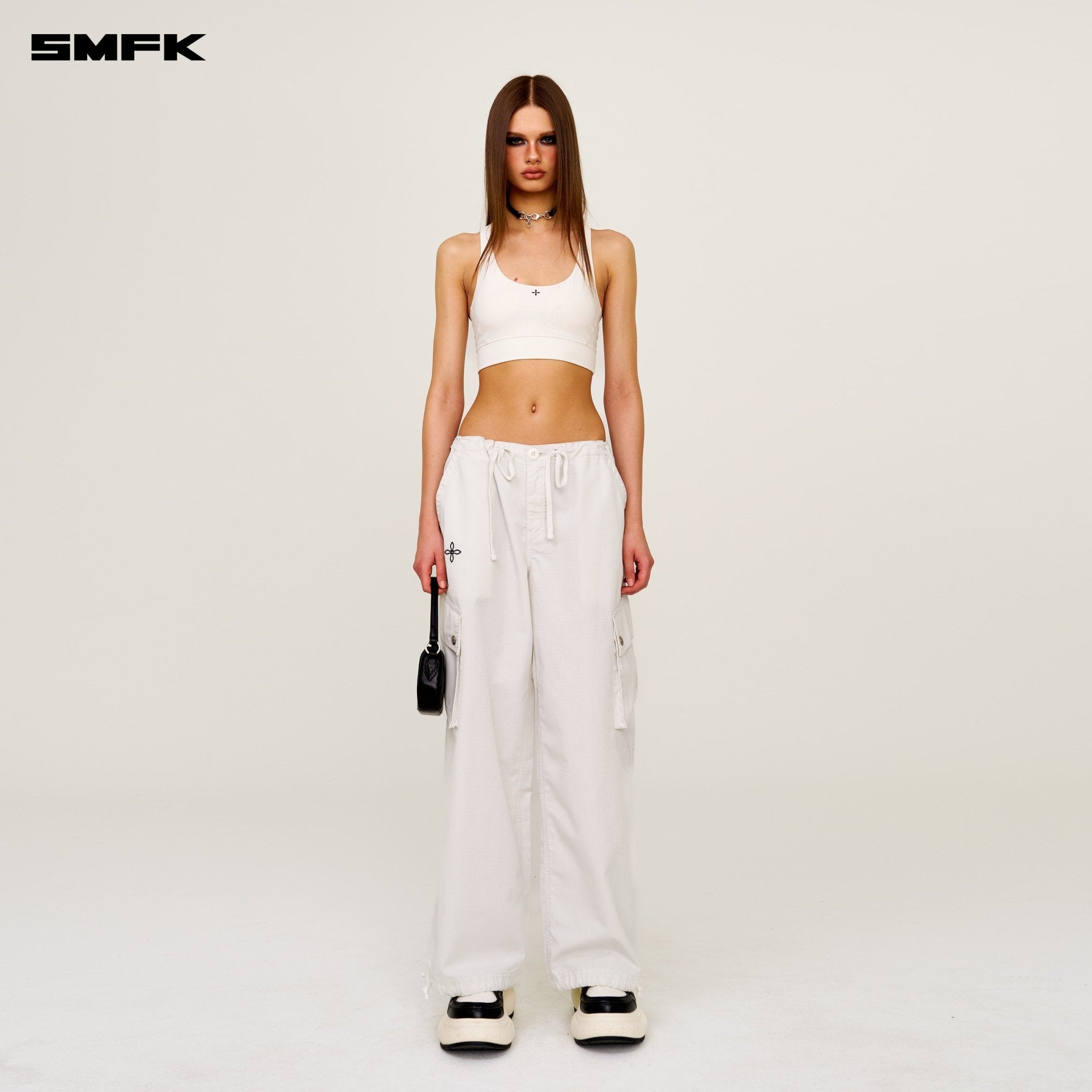 SMFK Future Wave One - piece Classic Body - shaping Vest In White | MADAX