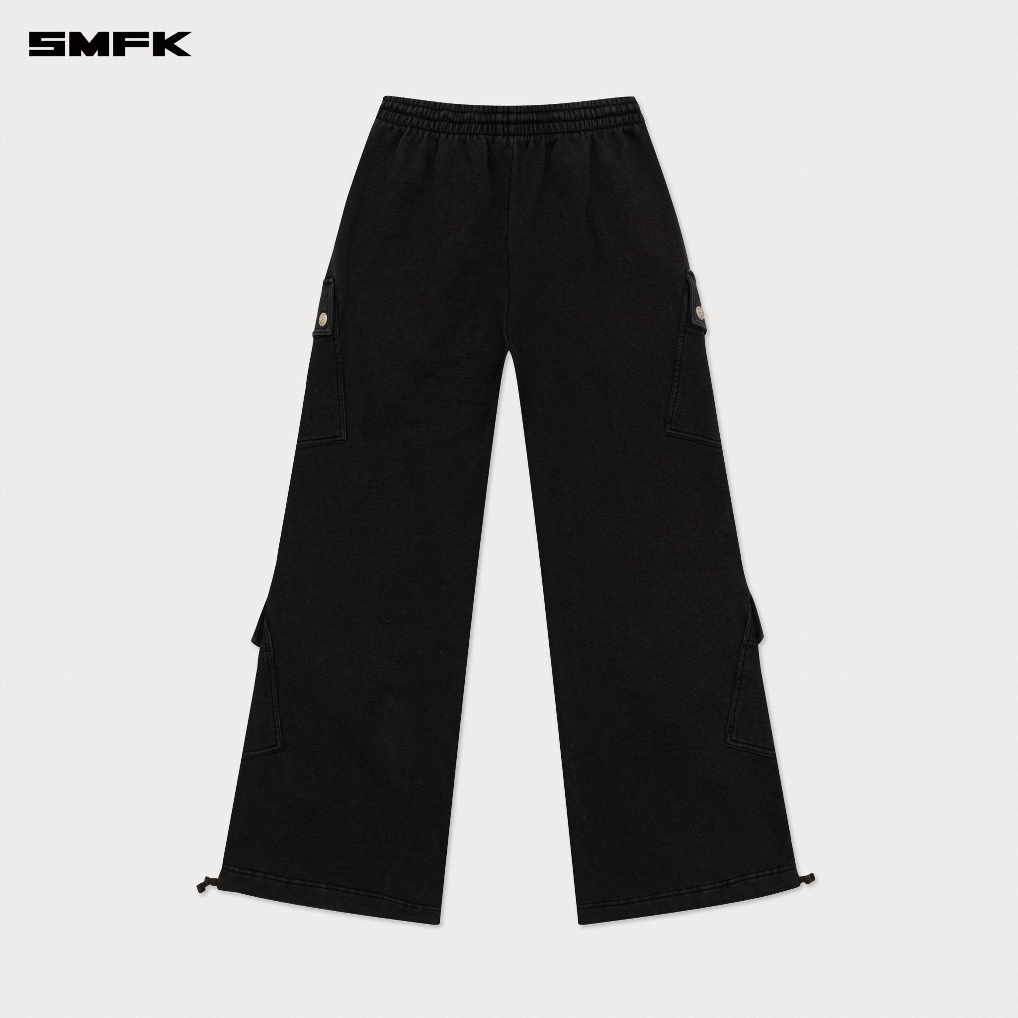 SMFK Future Wide - Leg Track Pants In Black | MADAX