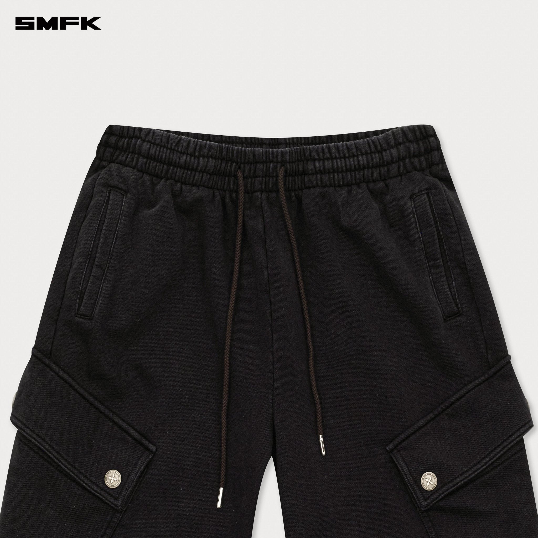 SMFK Future Wide - Leg Track Pants In Black | MADAX