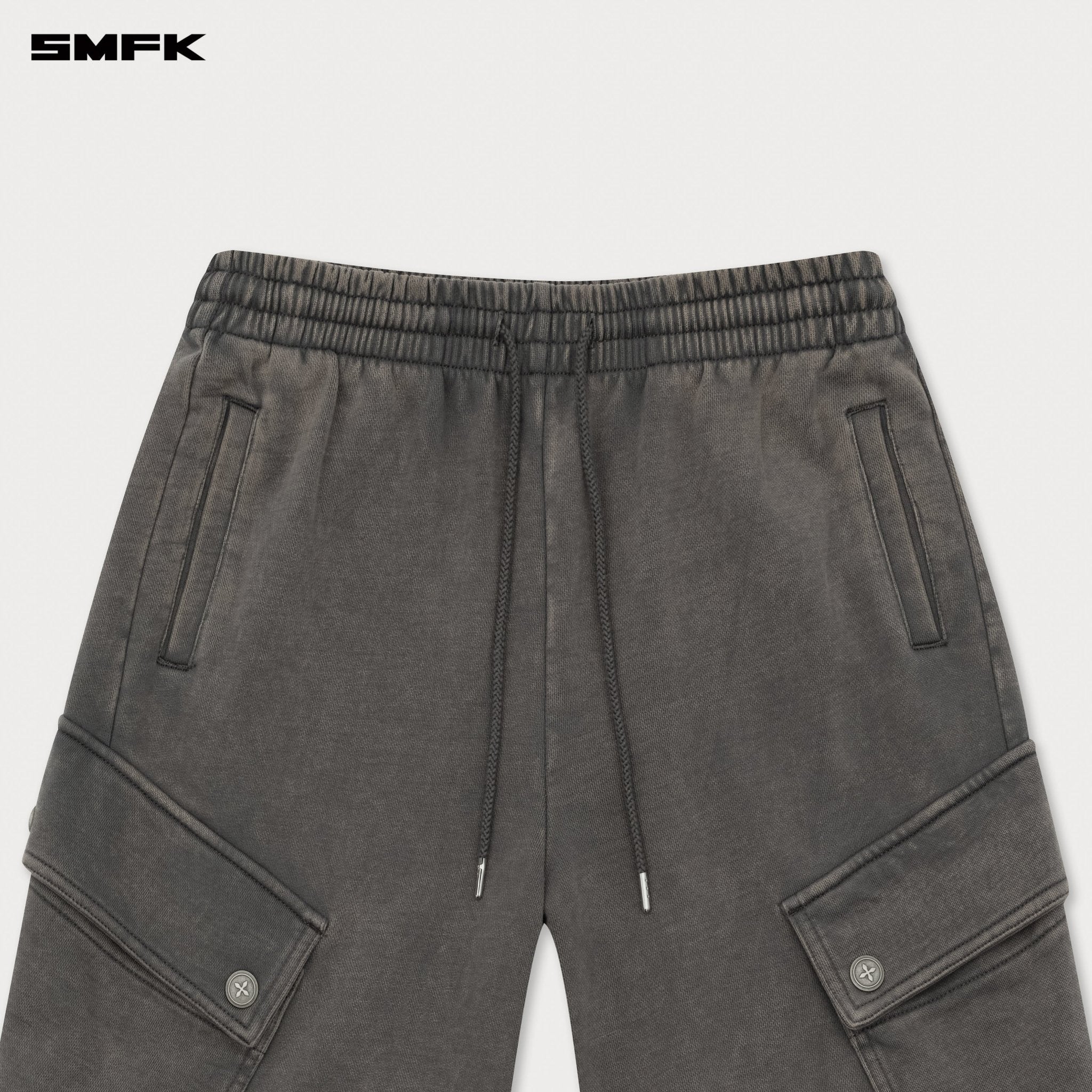 SMFK Future Wide - Leg Track Pants In Gray | MADAX