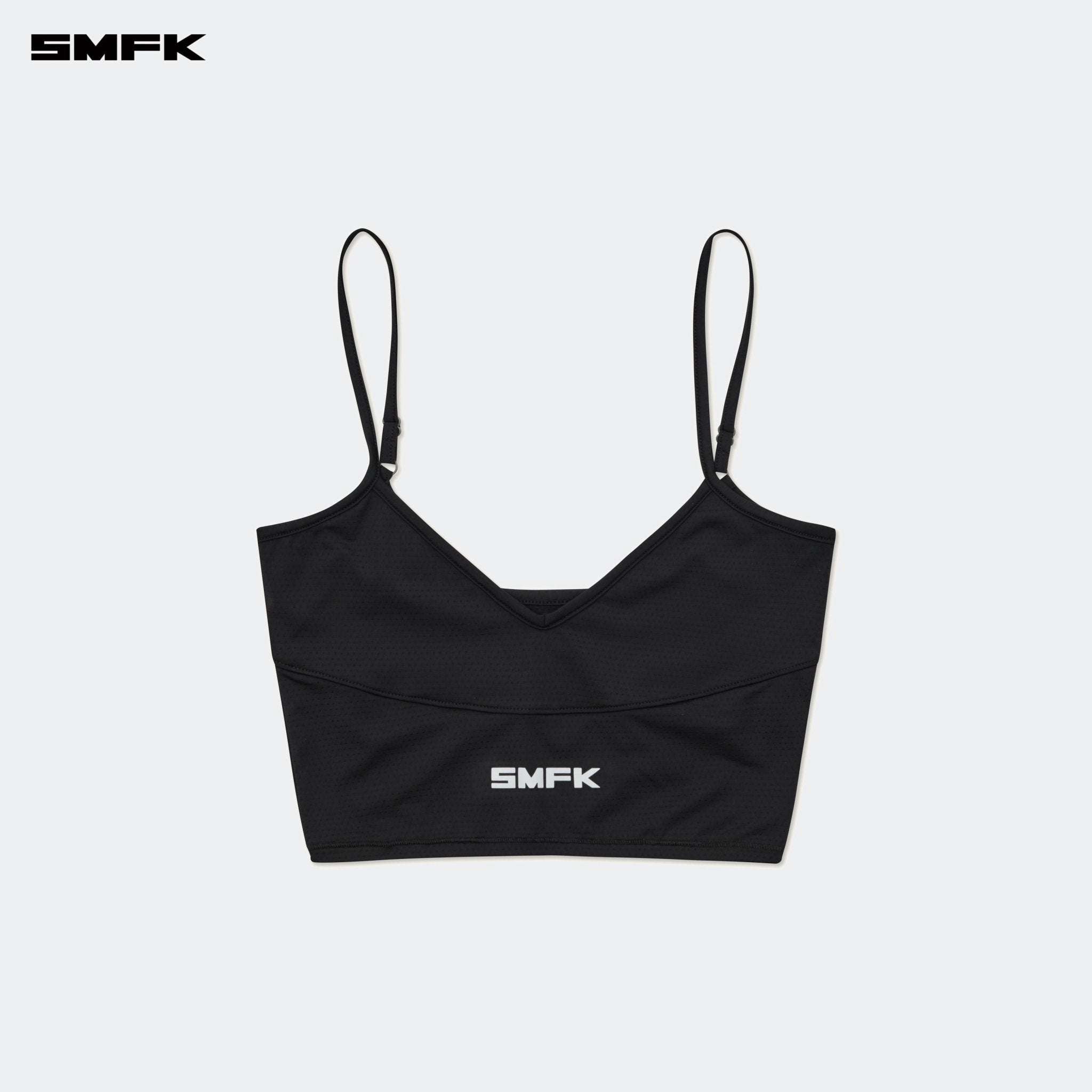 SMFK FUTURE X Extreme Sports Bra Strap Top Black | MADAX