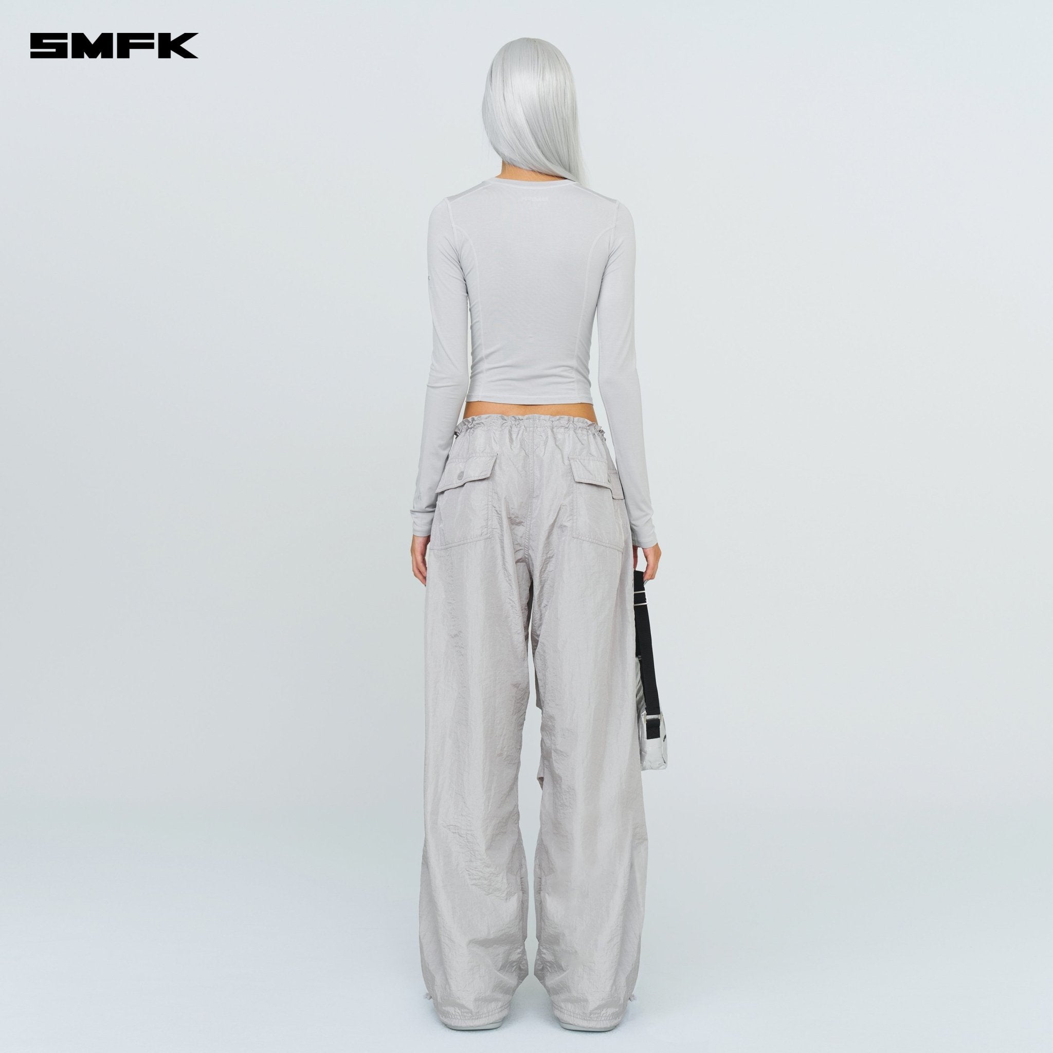 SMFK FUTURE X Extreme Sports Skin Top In Gray | MADAX