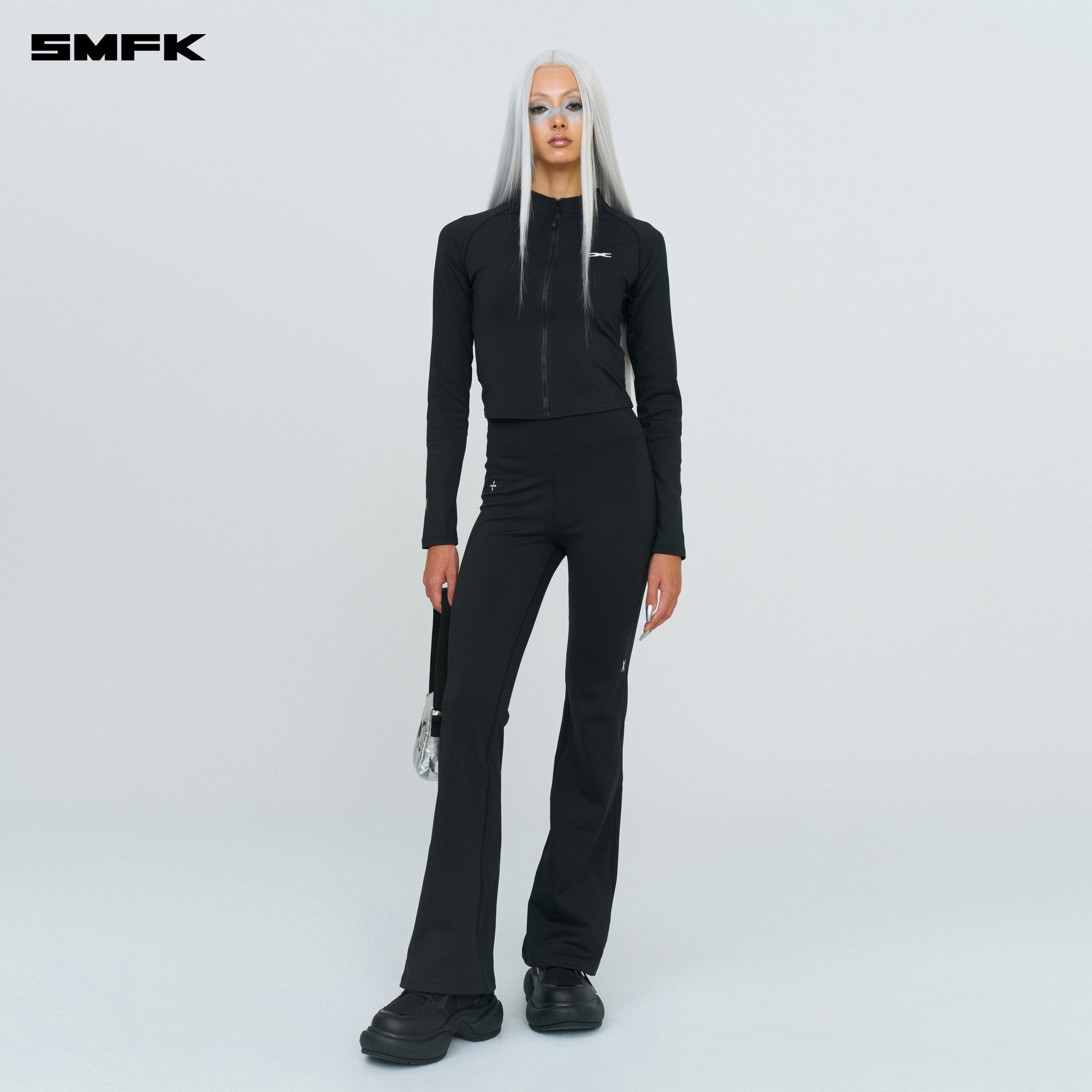 SMFK FUTURE X - Heat Shaping Flared Pants Black | MADAX