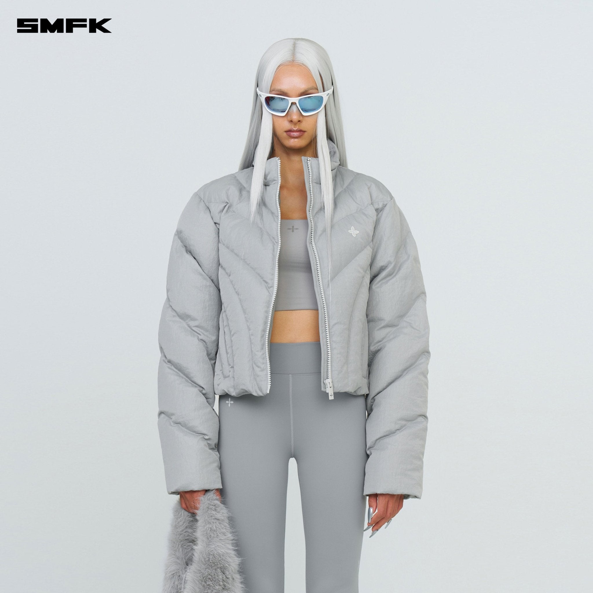 SMFK FUTURE X - Heat Shaping Flared Pants Gray | MADAX