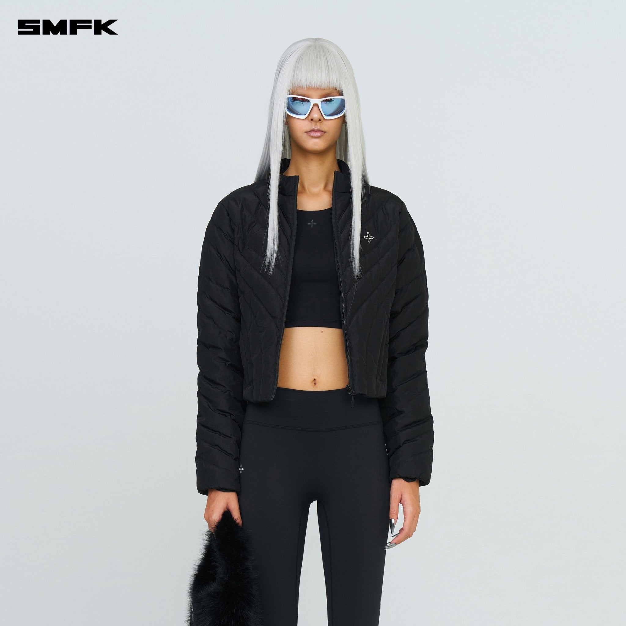 SMFK FUTURE X - Heat Shaping Straight Pants Black | MADAX