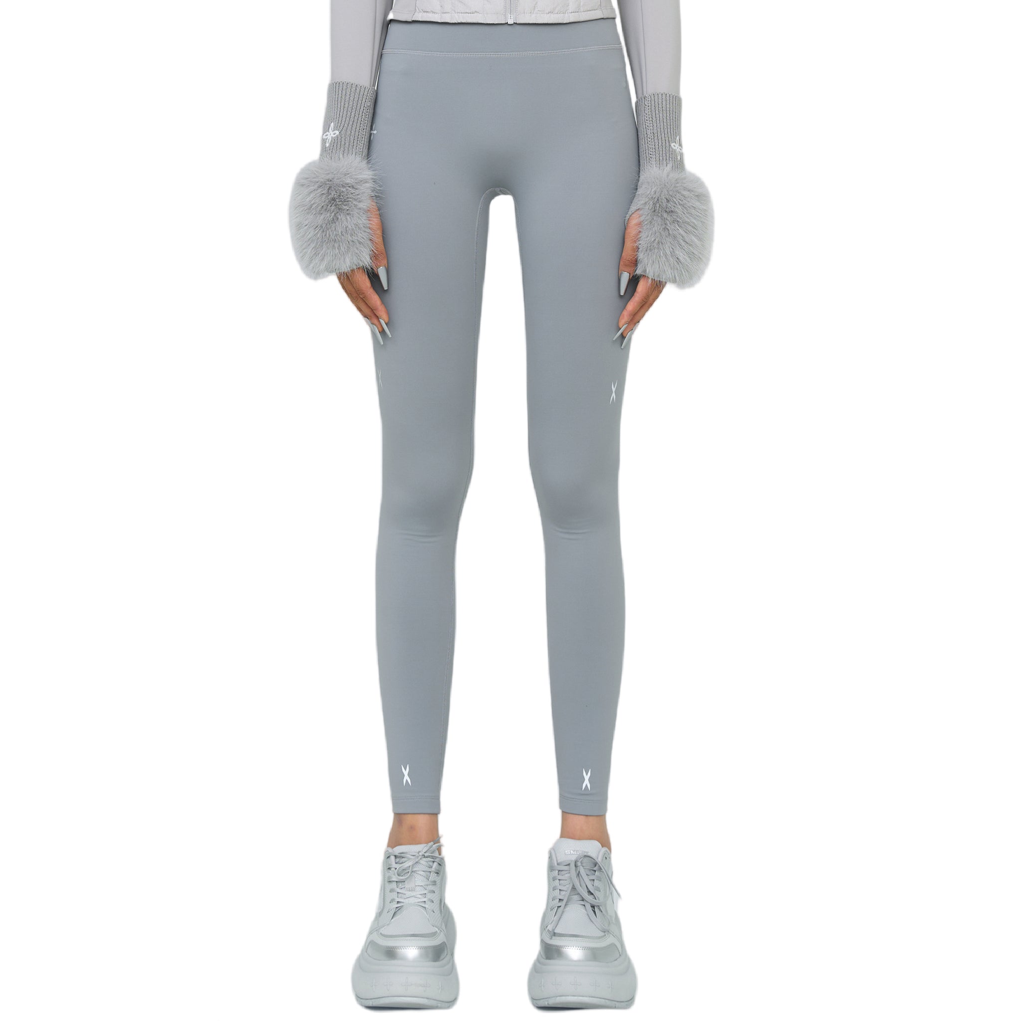 SMFK FUTURE X - Heat Shaping Straight Pants Gray | MADAX