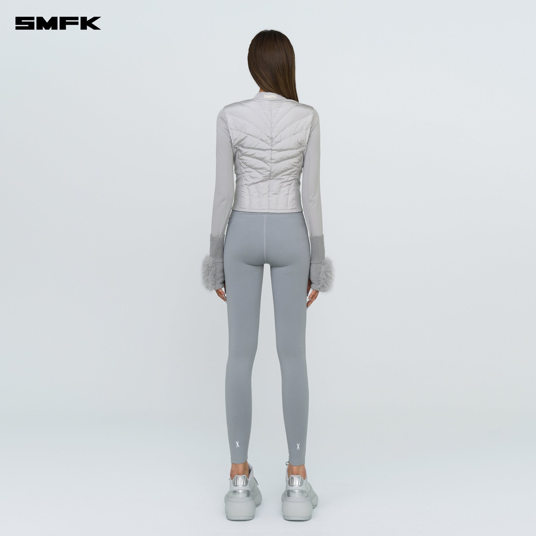 SMFK FUTURE X - Heat Shaping Straight Pants Gray | MADAX