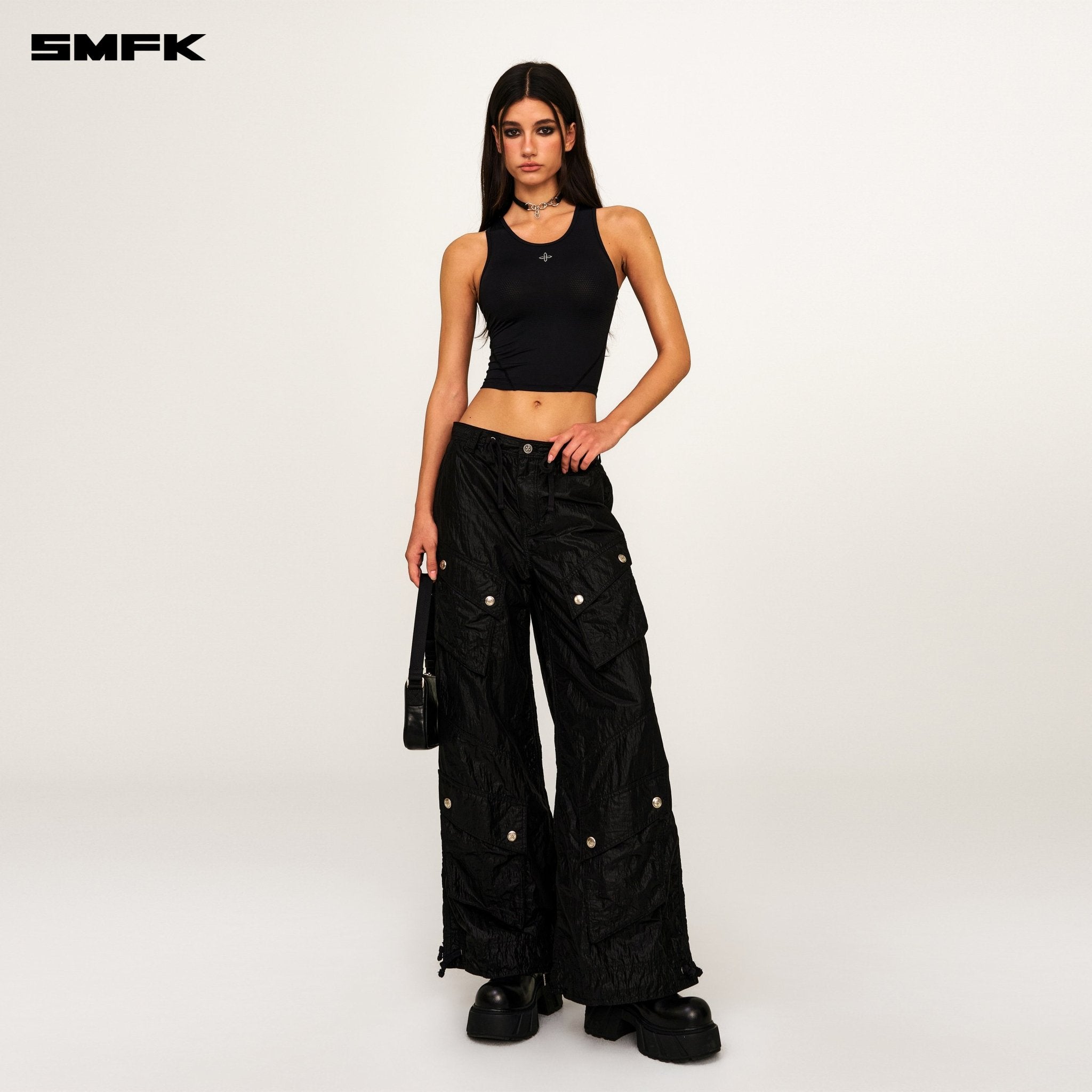 SMFK Future X Sports Tank Top In Black | MADAX