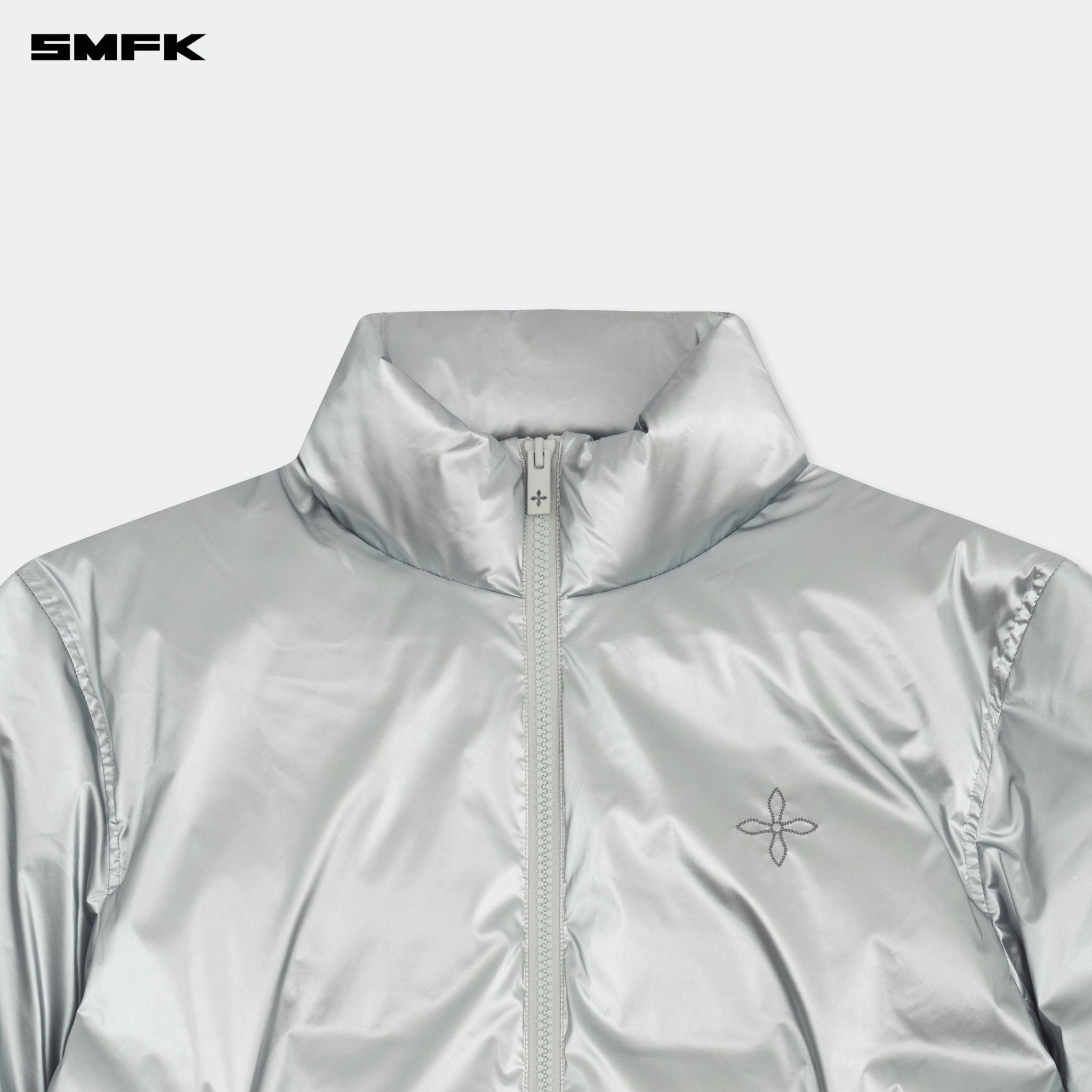 SMFK FUTURE X - Storm Air Bubble Puffer Jacket In Silver | MADAX