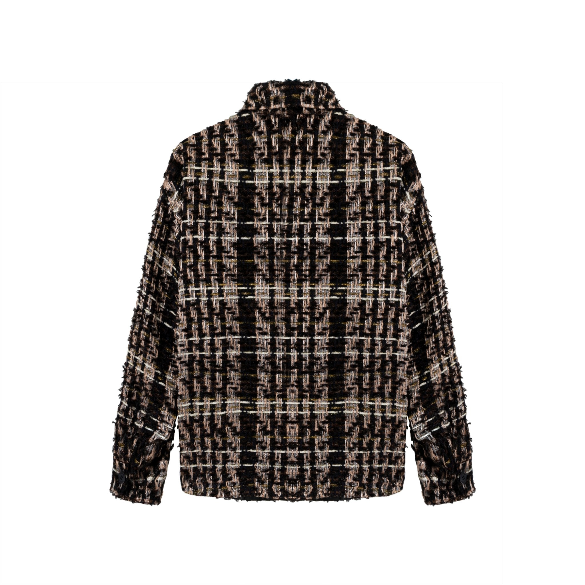 CLIMAX VISION Gold Thread Tweed Chanel - style Jacket | MADAX