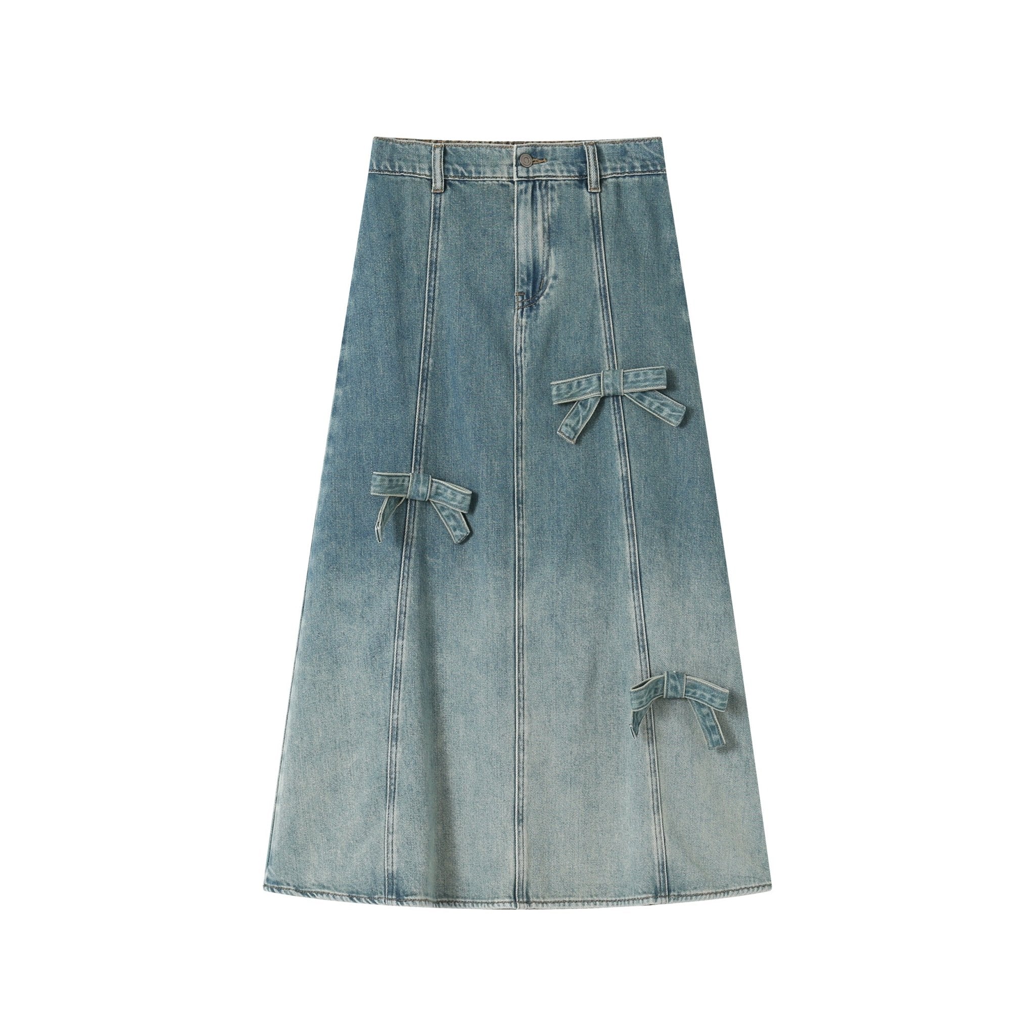 SOMESOWE Gradient Denim Skirt | MADA IN CHINA