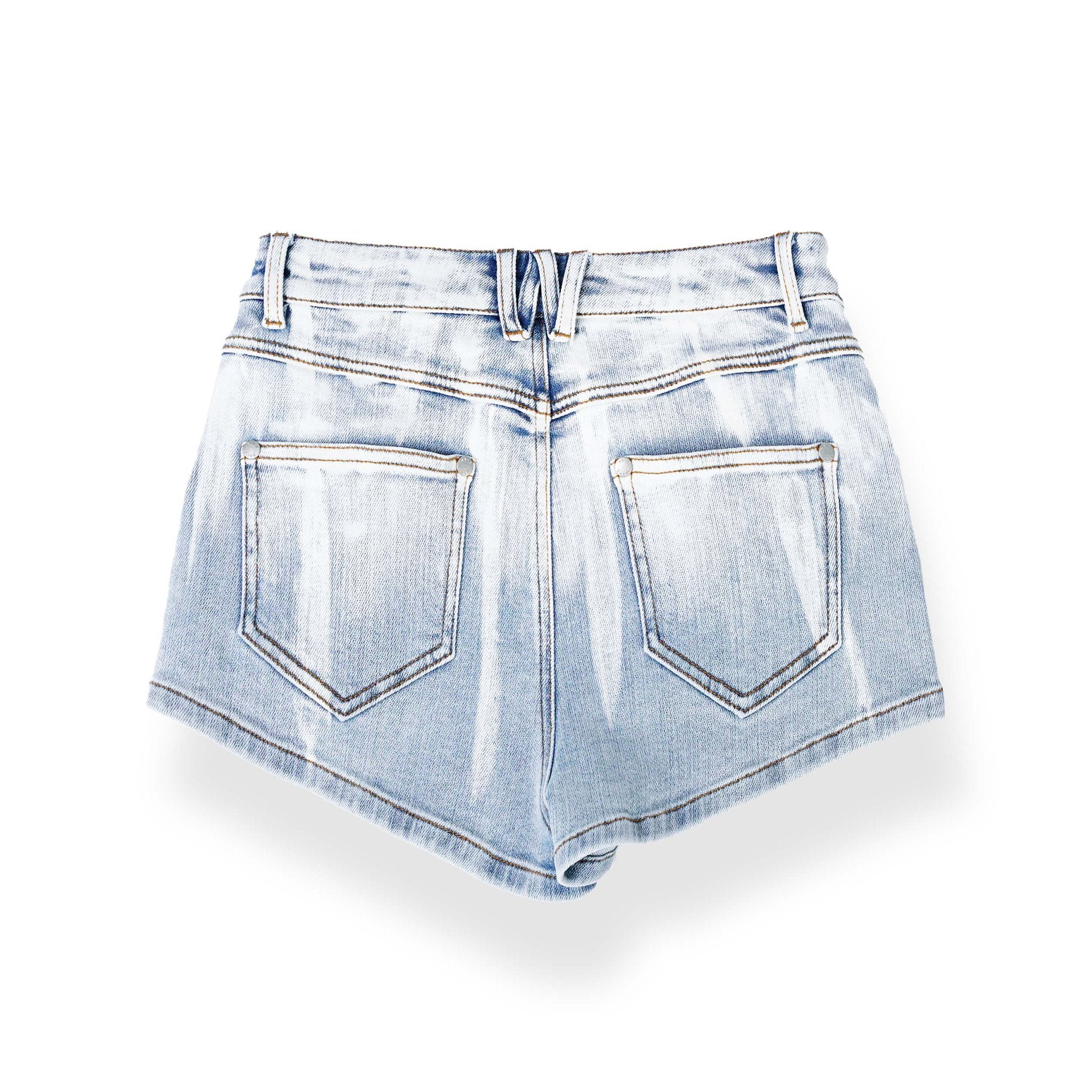 NAWS Gradient Stretch Slim Fit Denim Shorts | MADA IN CHINA