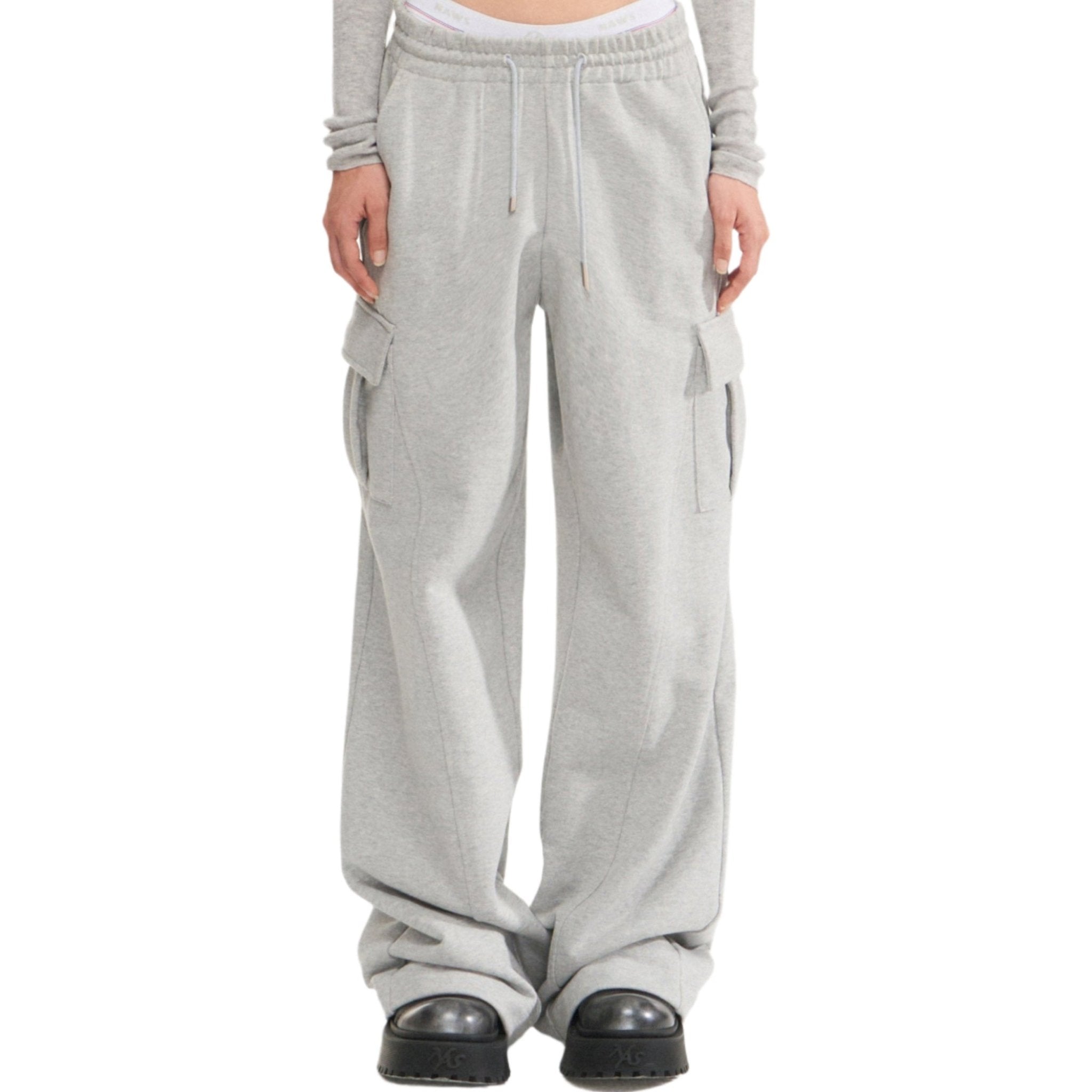 NAWS Gray Classic Jogging Sweatpants | MADAX