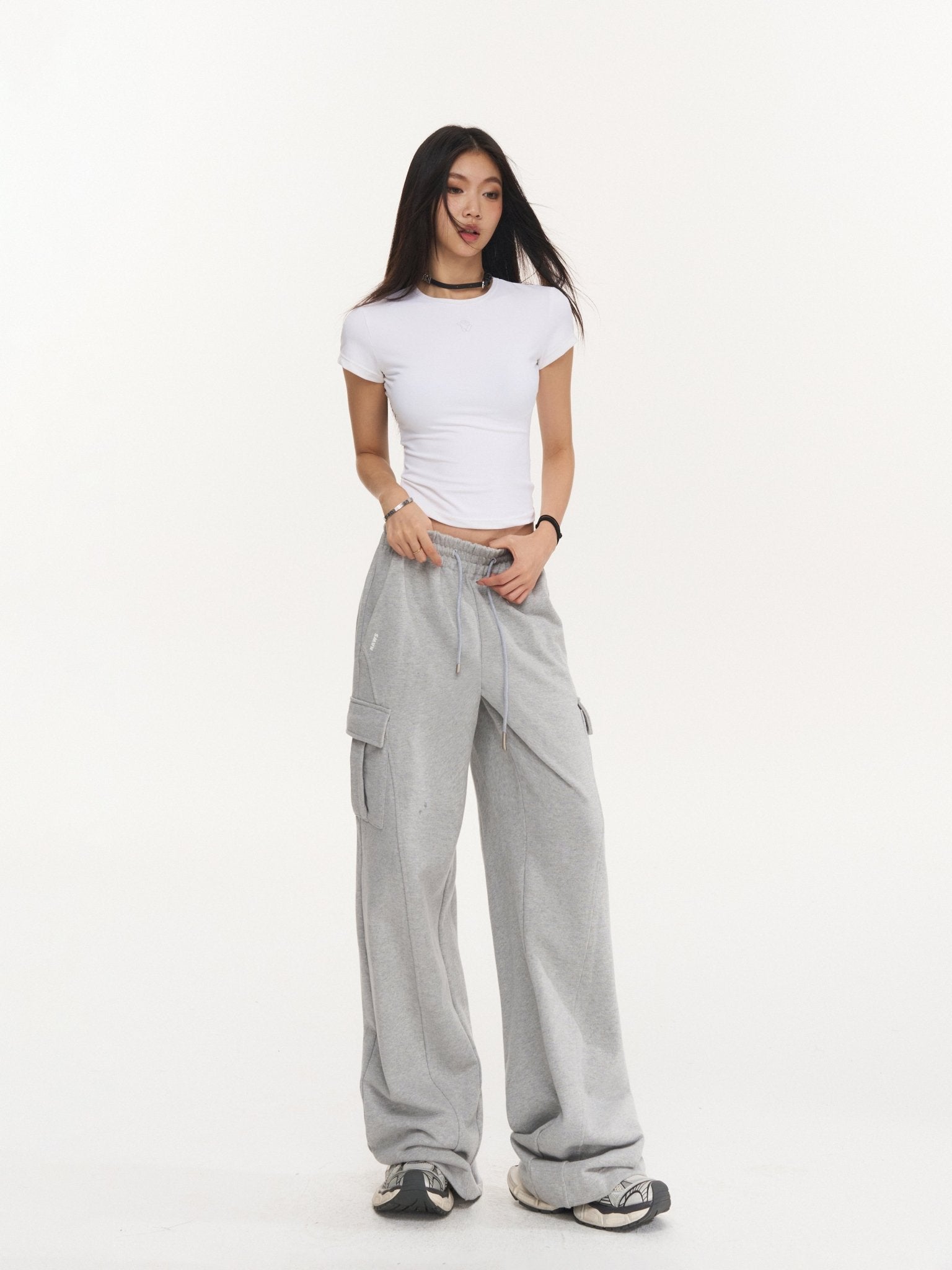 NAWS Gray Classic Jogging Sweatpants | MADAX