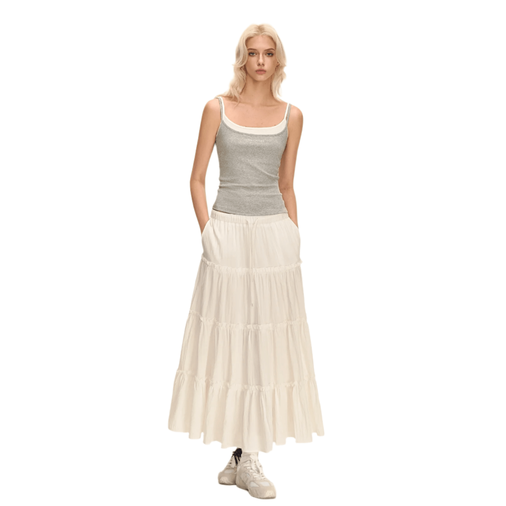 Climax Vision Gray Diamond Fake Two - piece Sling | MADAX