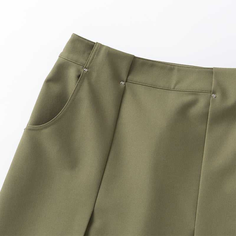 Ther. Green Low-rise Skirt | MADA IN CHINA