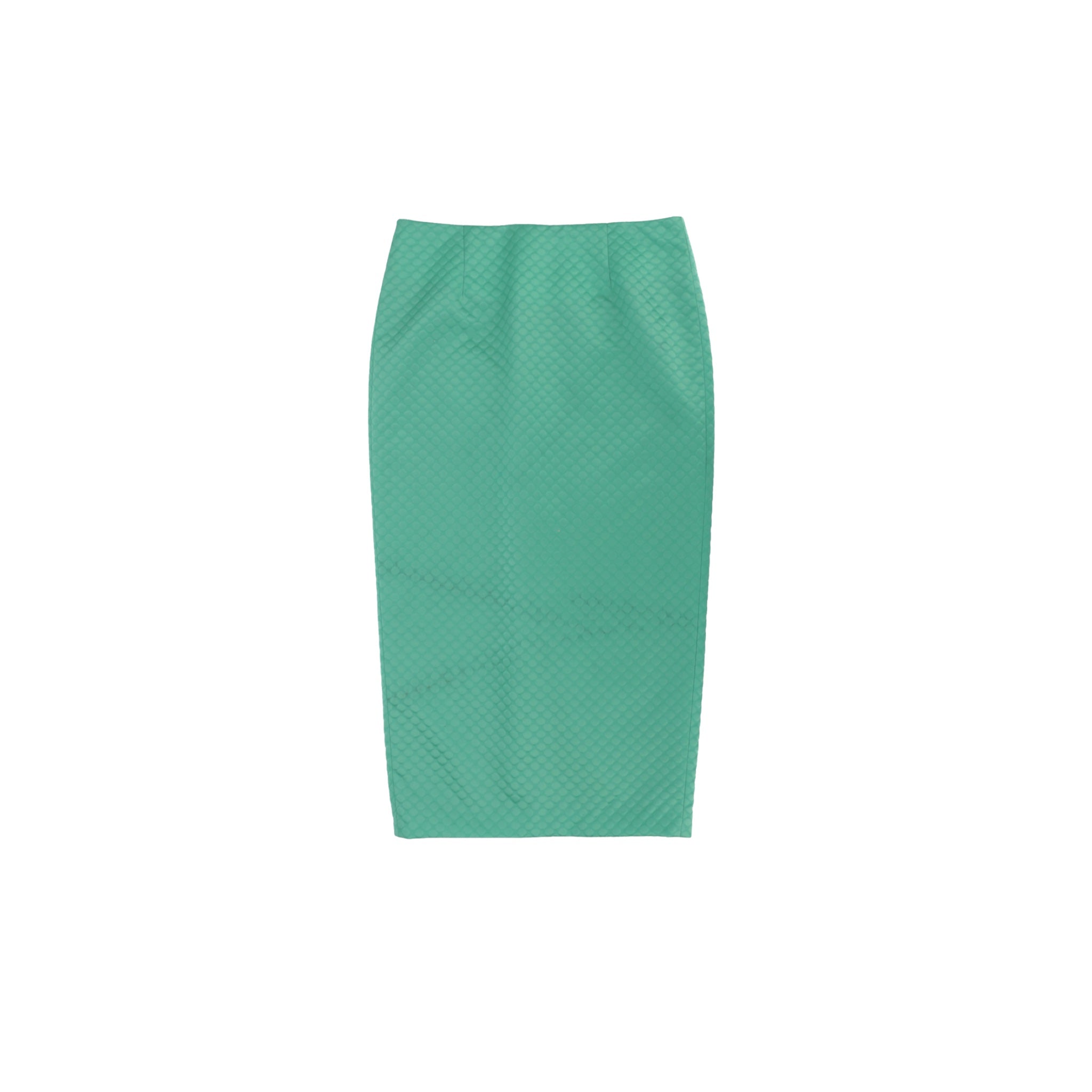 ilEWUOY Green Slit Skirt | MADA IN CHINA