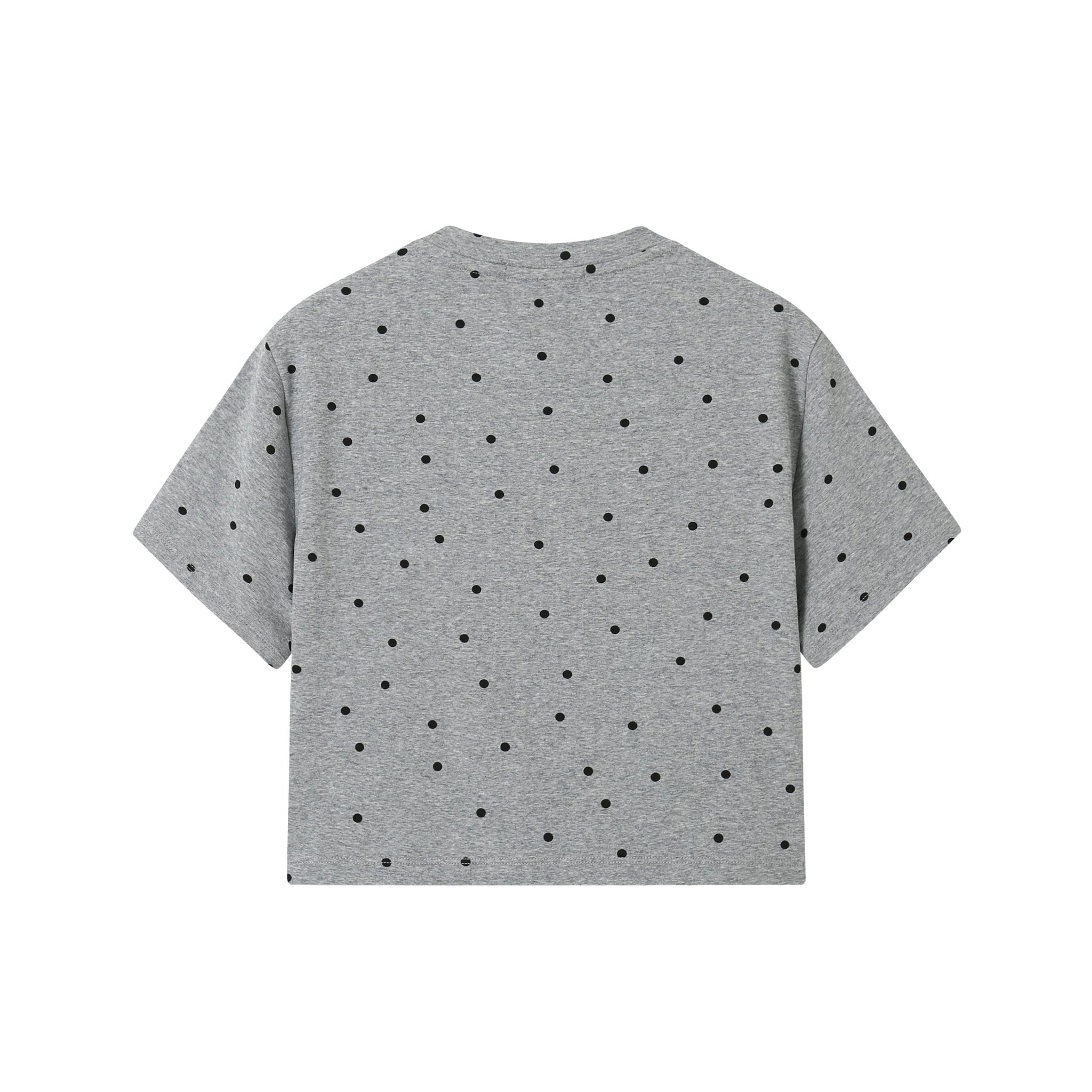 SOMESOWE Grey Origami Short-sleeved Top | MADA IN CHINA