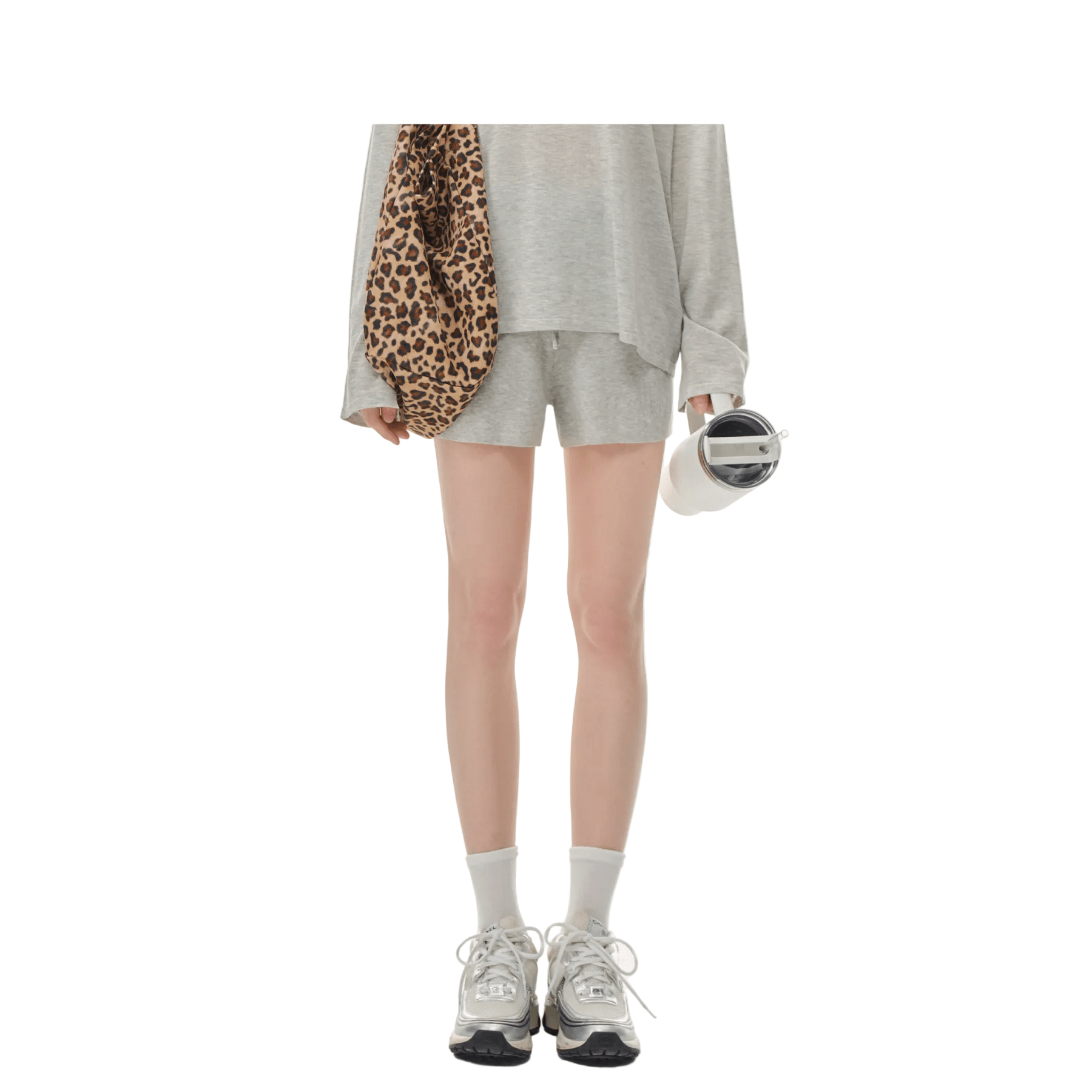 CLIMAX VISION Grey Tencel Linen Cool Shorts | MADAX