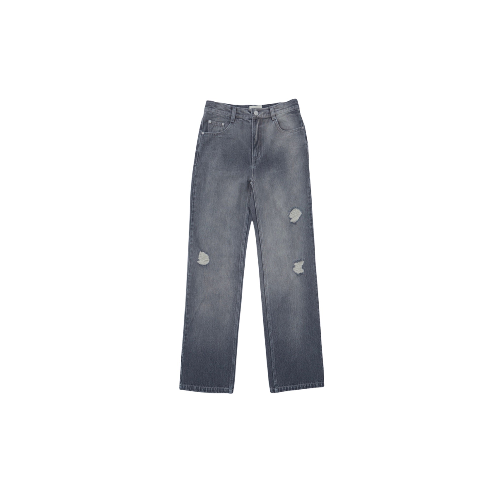 CPLUS SERIES Grey Washed Straight Leg Pants | MADA IN CHINA