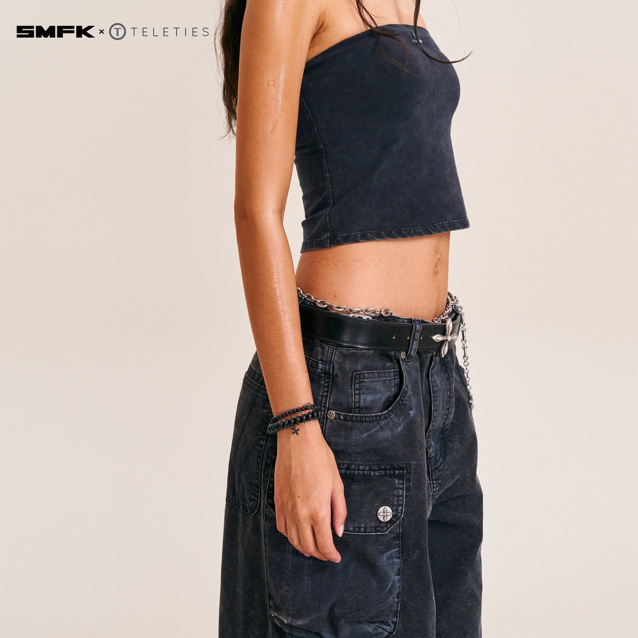 SMFK Hair Ties in Black | MADAX