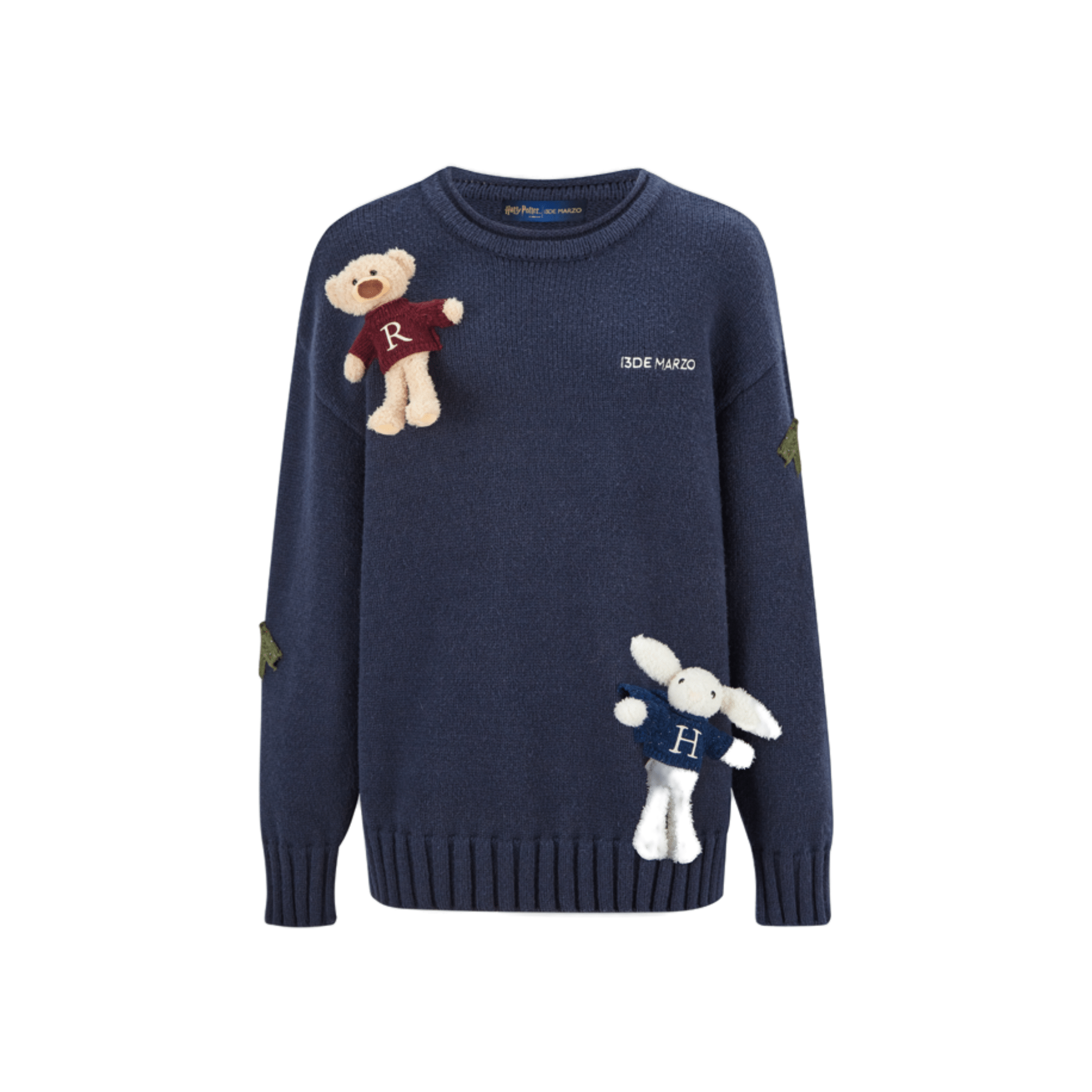 13DE MARZO Harry and Weasley Sweater in Dark Blue | MADAX