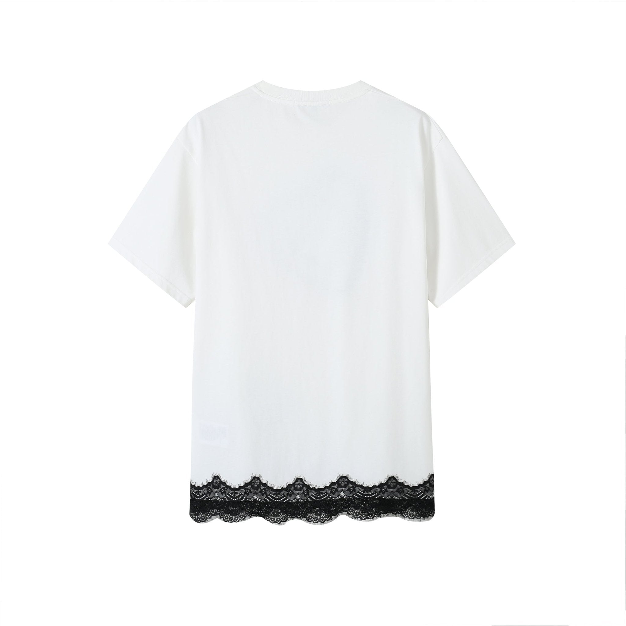 SOMESOWE Heart-shaped T-shirt In White | MADA IN CHINA