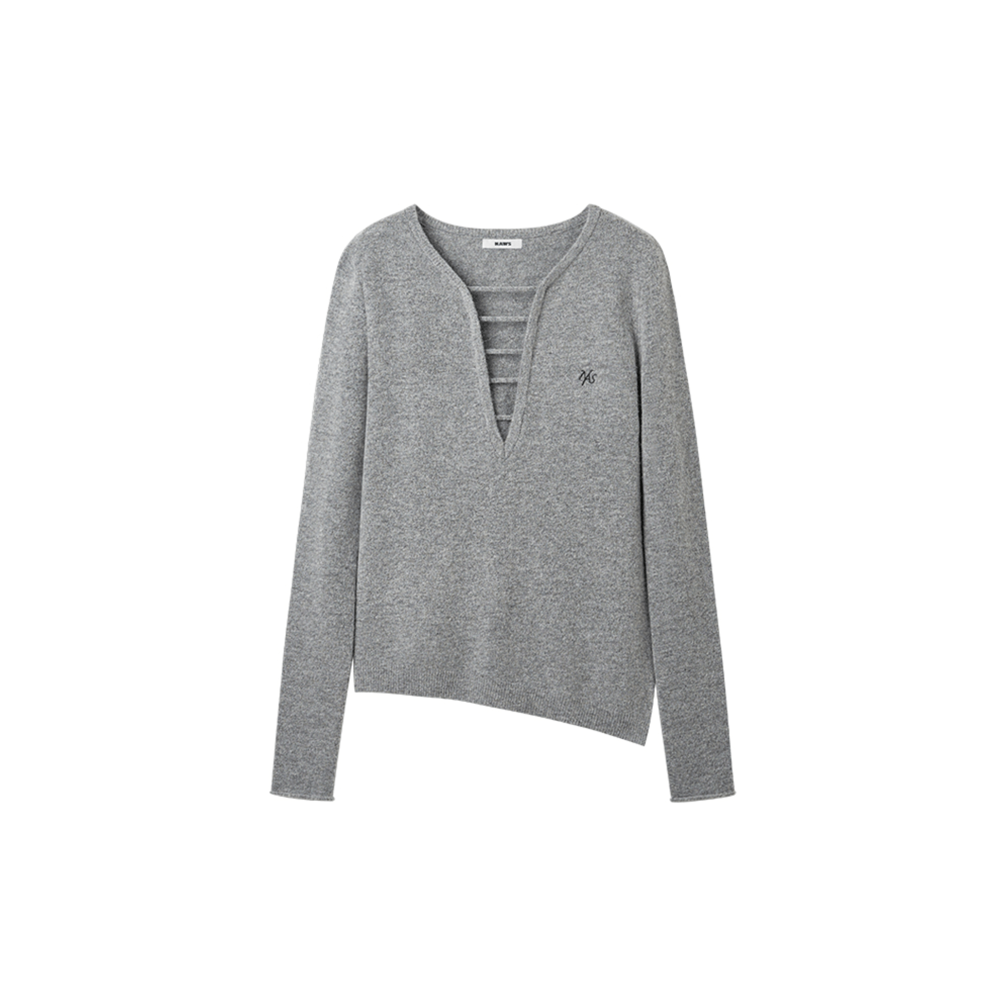 NAWS Hengji Knitted Sweater in Gray | MADAX