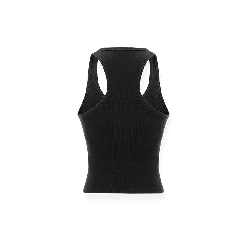 NAWS Henley Ribbed Tank Top | MADAX