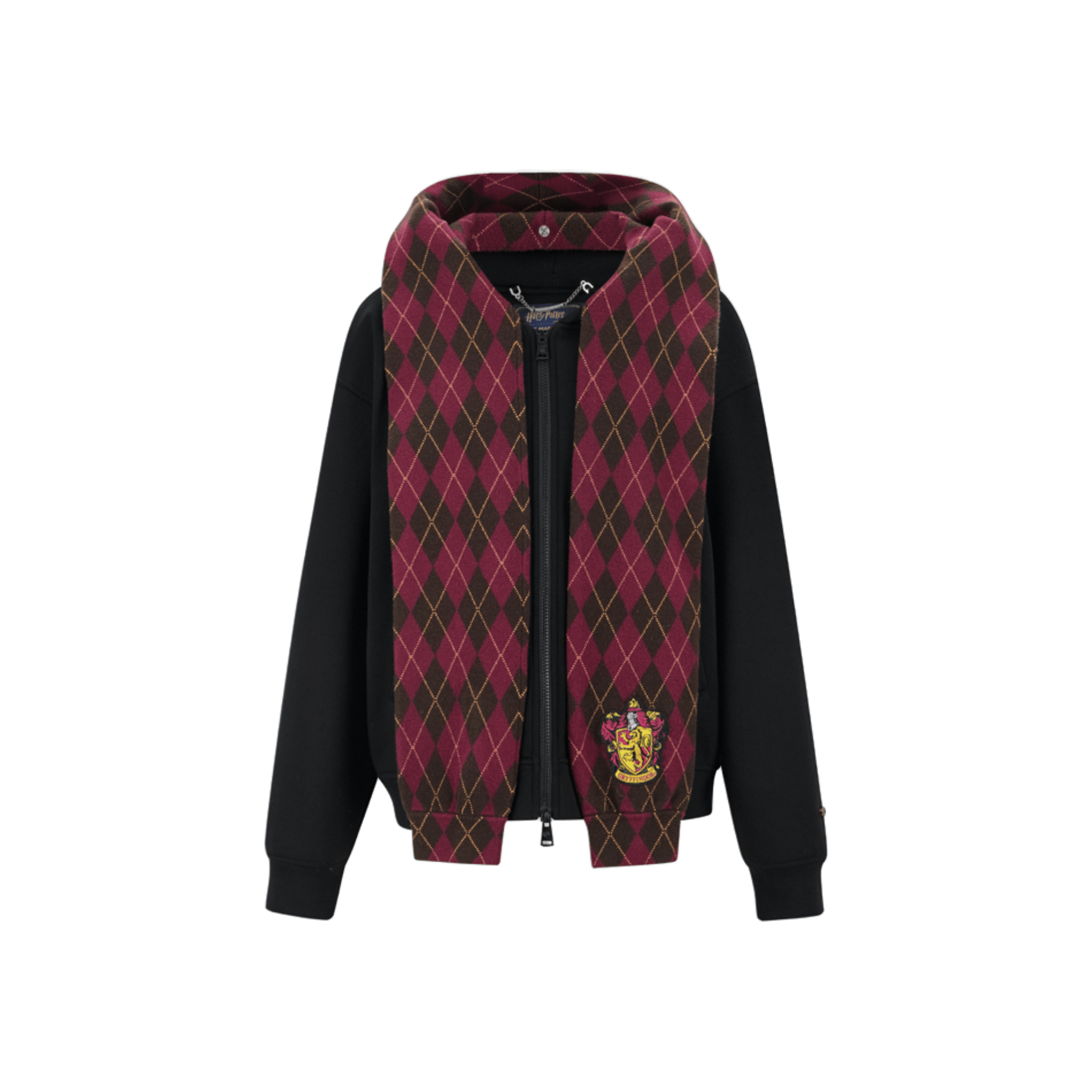 13DE MARZO Hogwarts Four Houses Bear Zipper Hoodie Gryffindor | MADAX