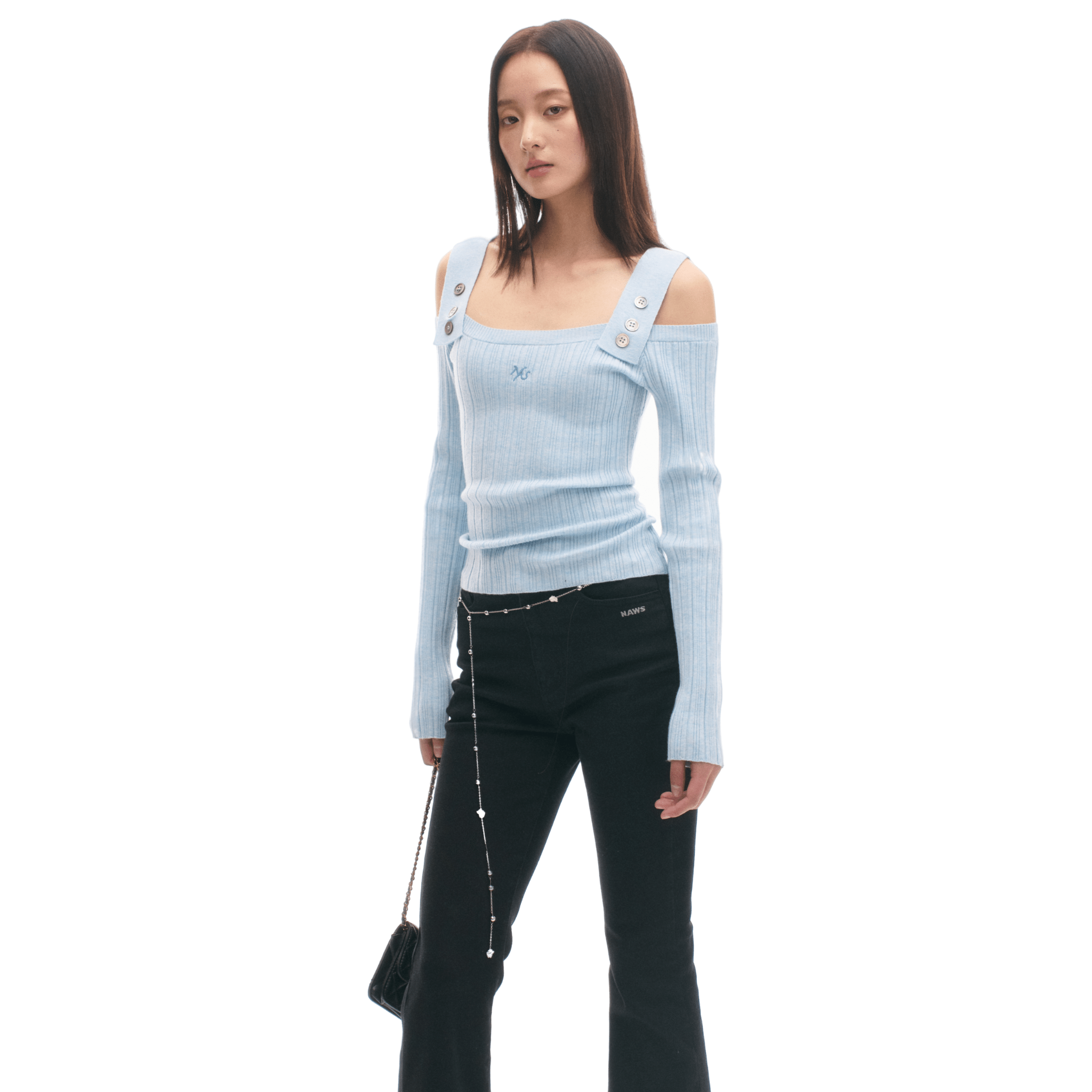 NAWS Holiday Sweater in Blue | MADAX